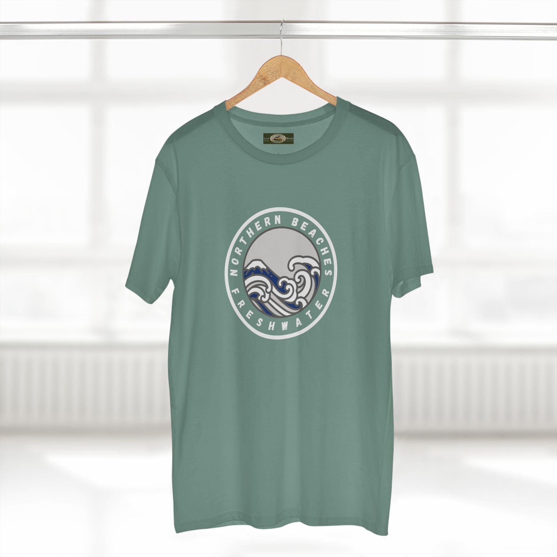 Northern Beaches 'Freshwater' Cotton Tee — Custom Logo Adult T-Shirt 