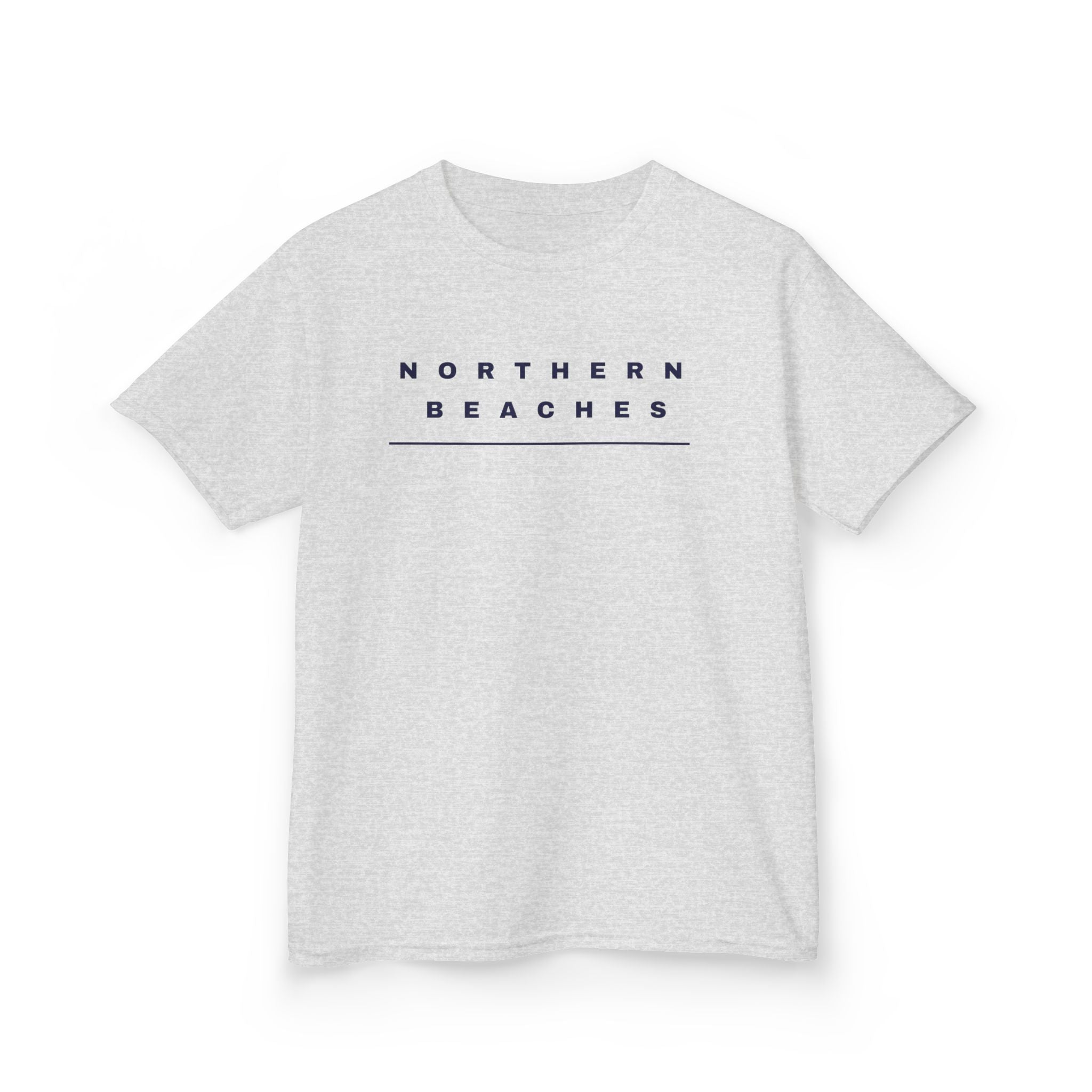 Northern Beaches Kids Heavy Cotton Tee with custom logo design 