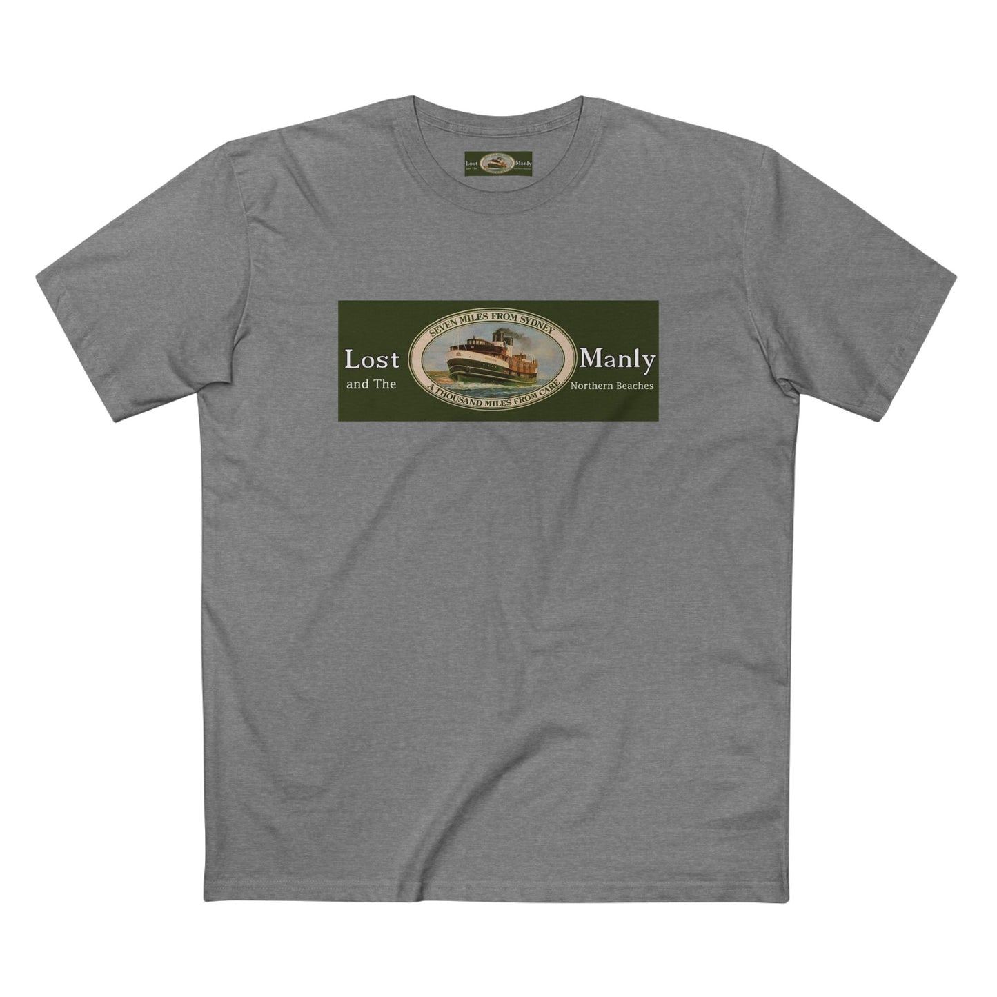 Lost Manly T-Shirt Original Lost Manly Trademark Custom Logo Limited Edition - Lost Manly Shop