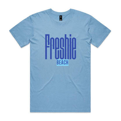 Lost Manly custom logo Freshie Beach AS Colour Staple Tee - Lost Manly Shop