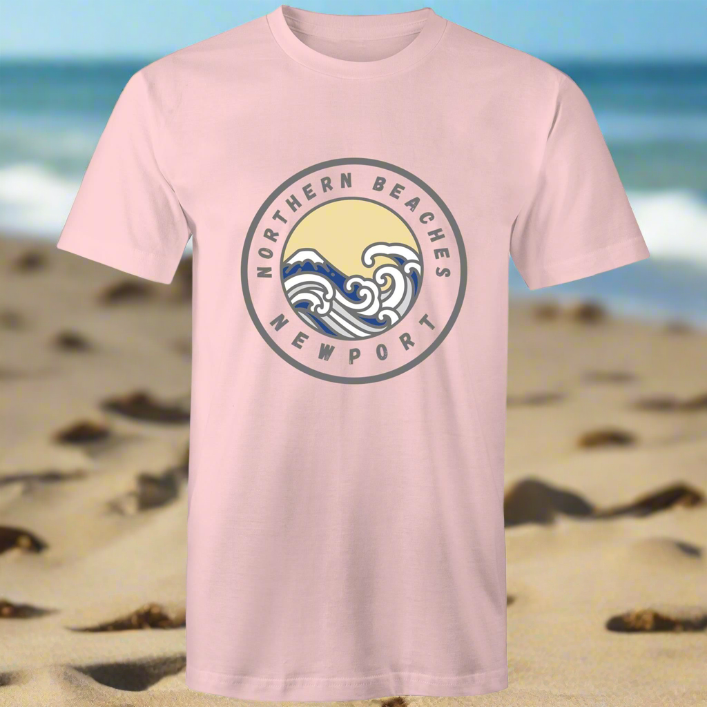 AS Colour Staple - Mens T-Shirt Newport logo front - Lost Manly Shop