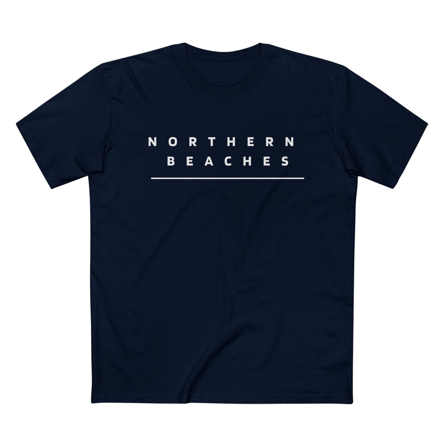 Northern Beaches custom Logo front/back Design Adult T-Shirt 