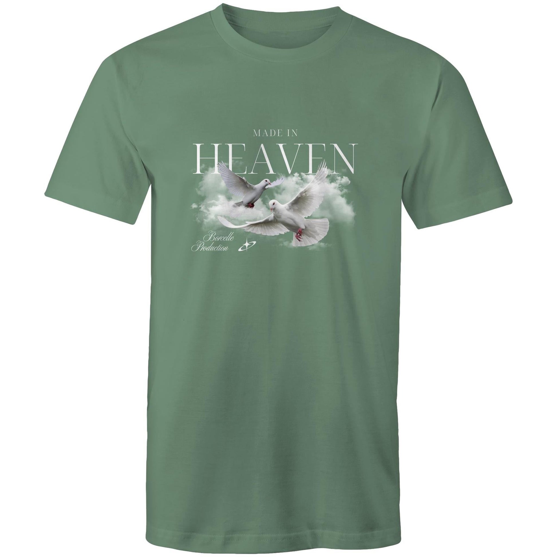 Mens T-Shirt Heaven custom logo 