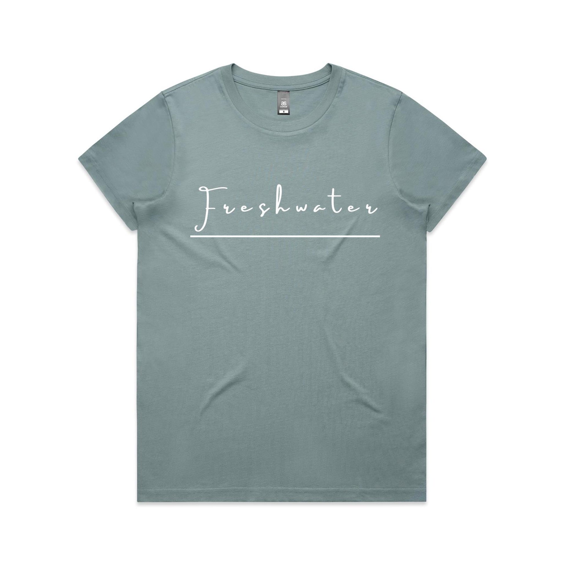 Lost Manly Custom Freshwater Beach Logo Edition AS Colour Women's Maple Tee - Lost Manly Shop