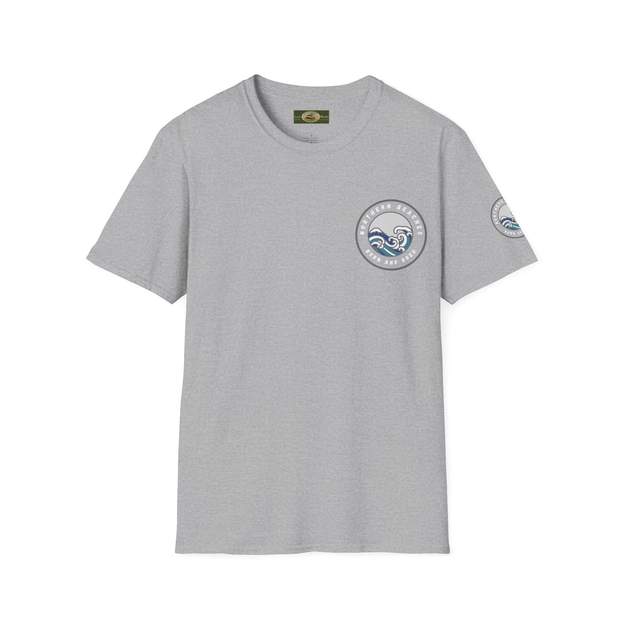 Northern Beaches Born and Bred Unisex T-Shirt Printify