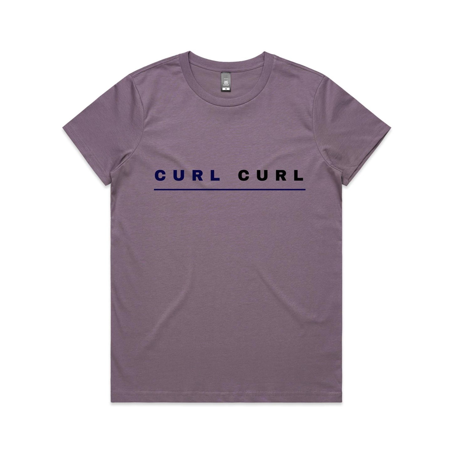 Lost Manly custom logo Curl Curl edition AS Colour Women's Maple Tee - Lost Manly Shop