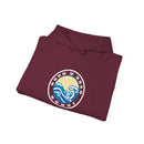 Hoodie with free Canva custom design logo front back Bondi bnb/Bilgola 