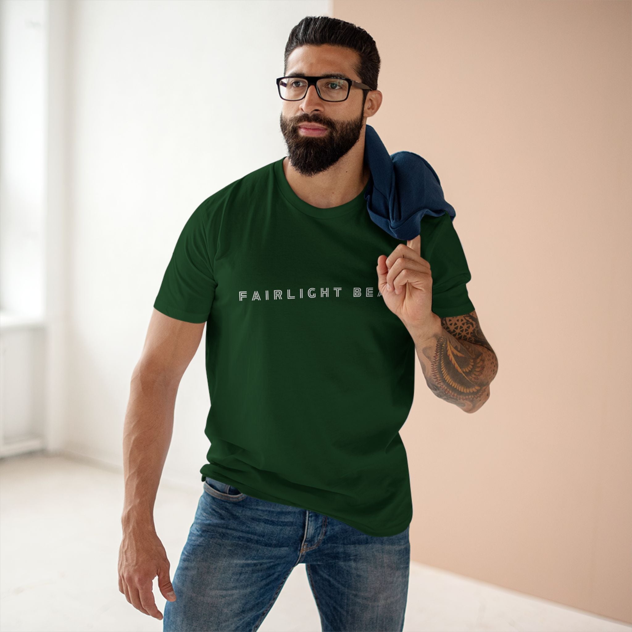 Fairlight Beach Northern Beaches Sydney Australia Printed Logo T-Shirt Printify