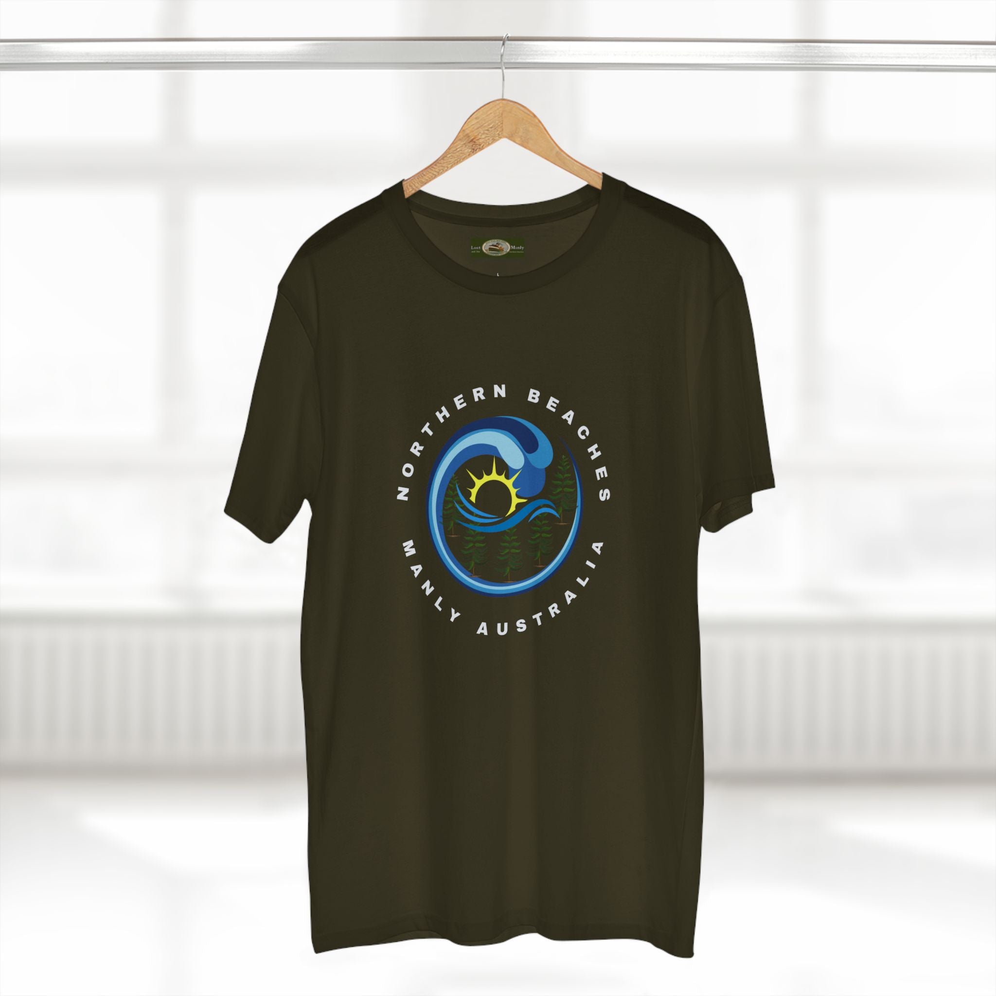 Manly Northern Beaches Sydney Australia Printed Logo T-Shirt Printify