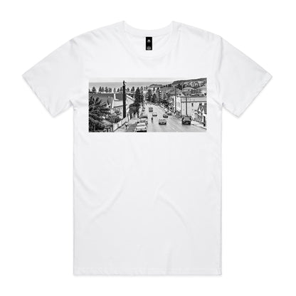 Vintage Manly Tyre Man Cotton T-Shirt | Northern Beaches