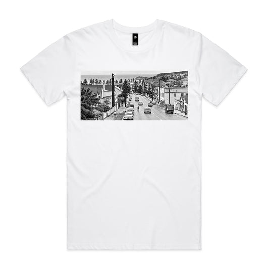 Vintage Manly Tyre Man Cotton T-Shirt | Northern Beaches