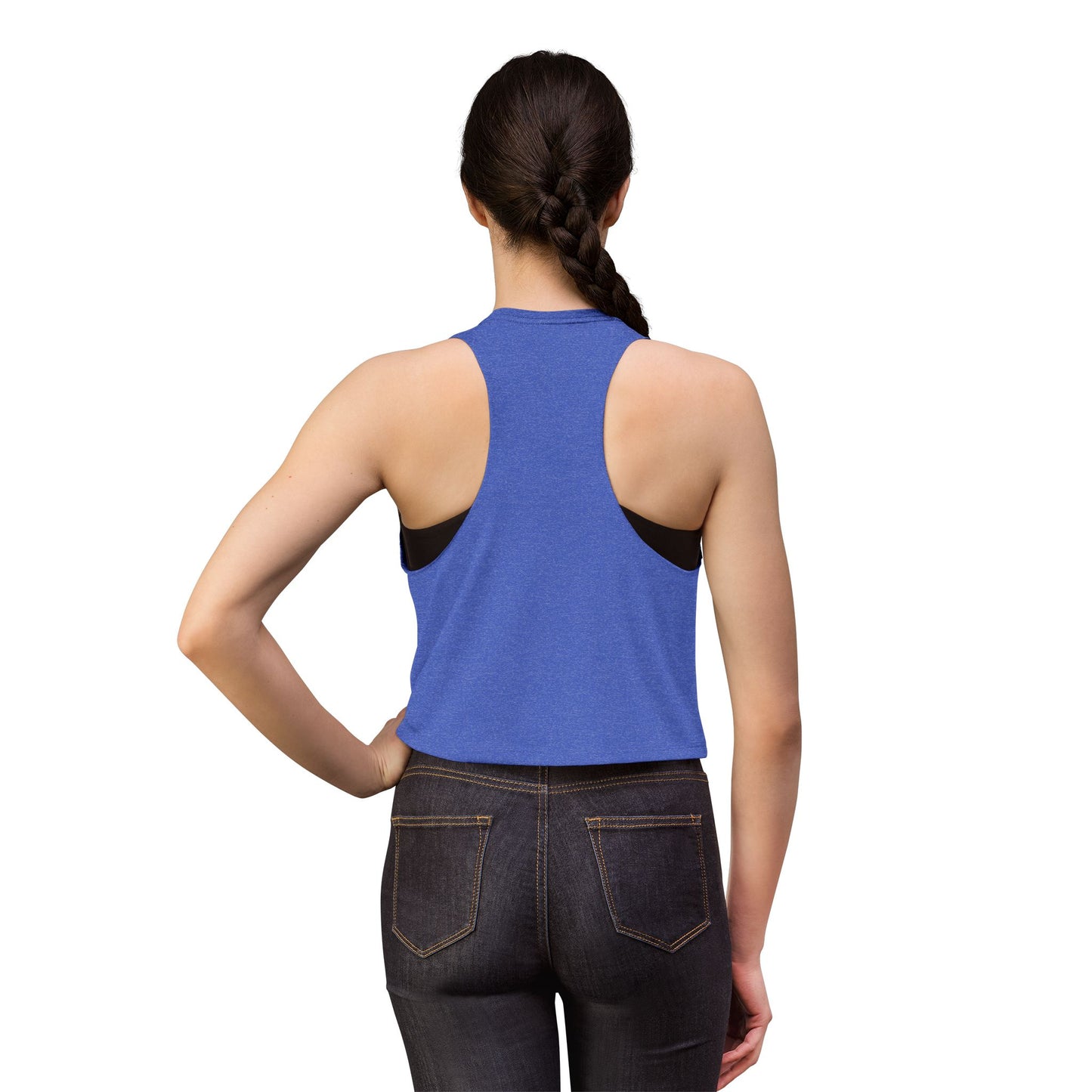 Lost Manly custom logo edition Northern Beaches Wave Crop Top – Women's Coastal Surf Graphic Tank - US Orders - Lost Manly Shop