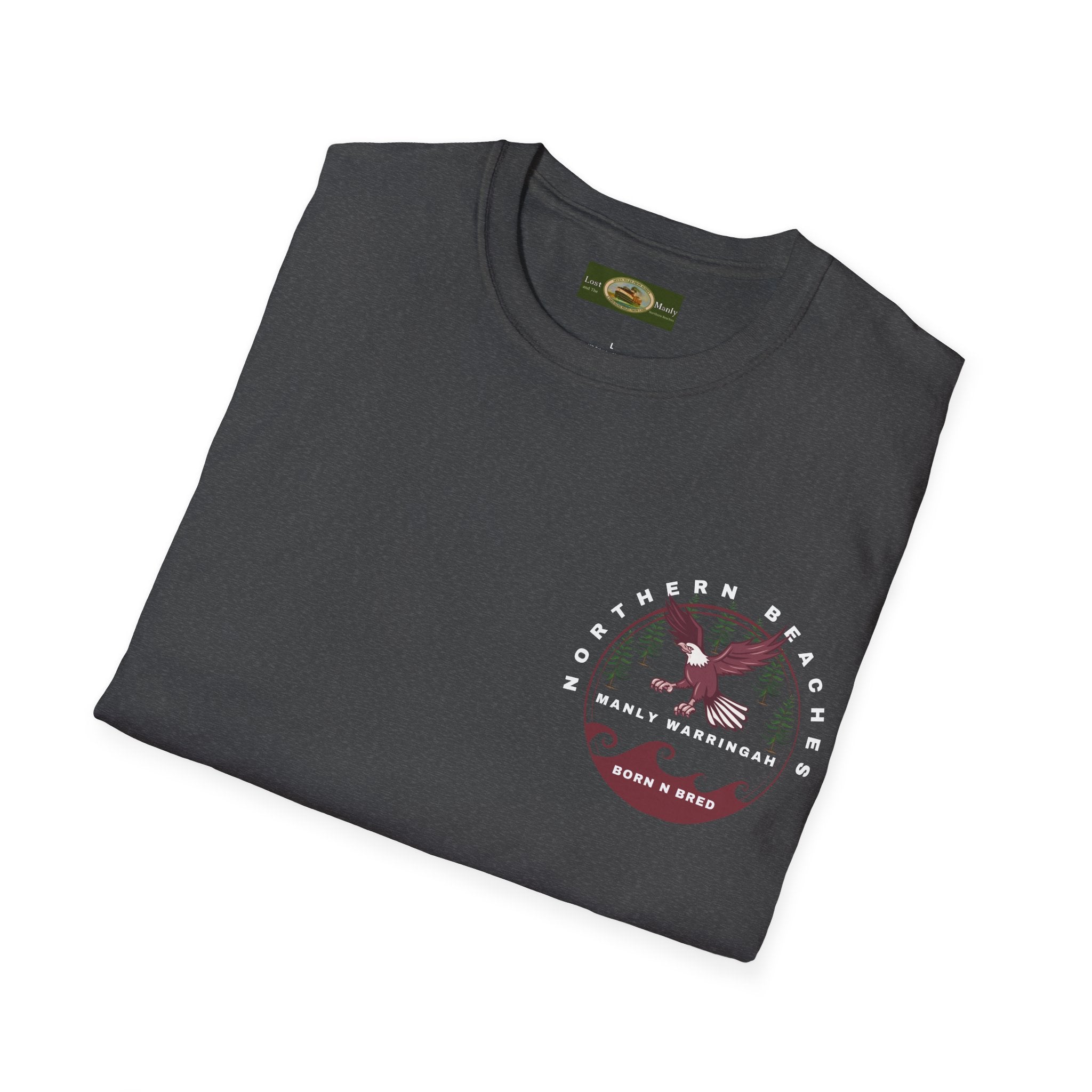 Manly Warringah Born and Bred Unisex T-Shirt Printify
