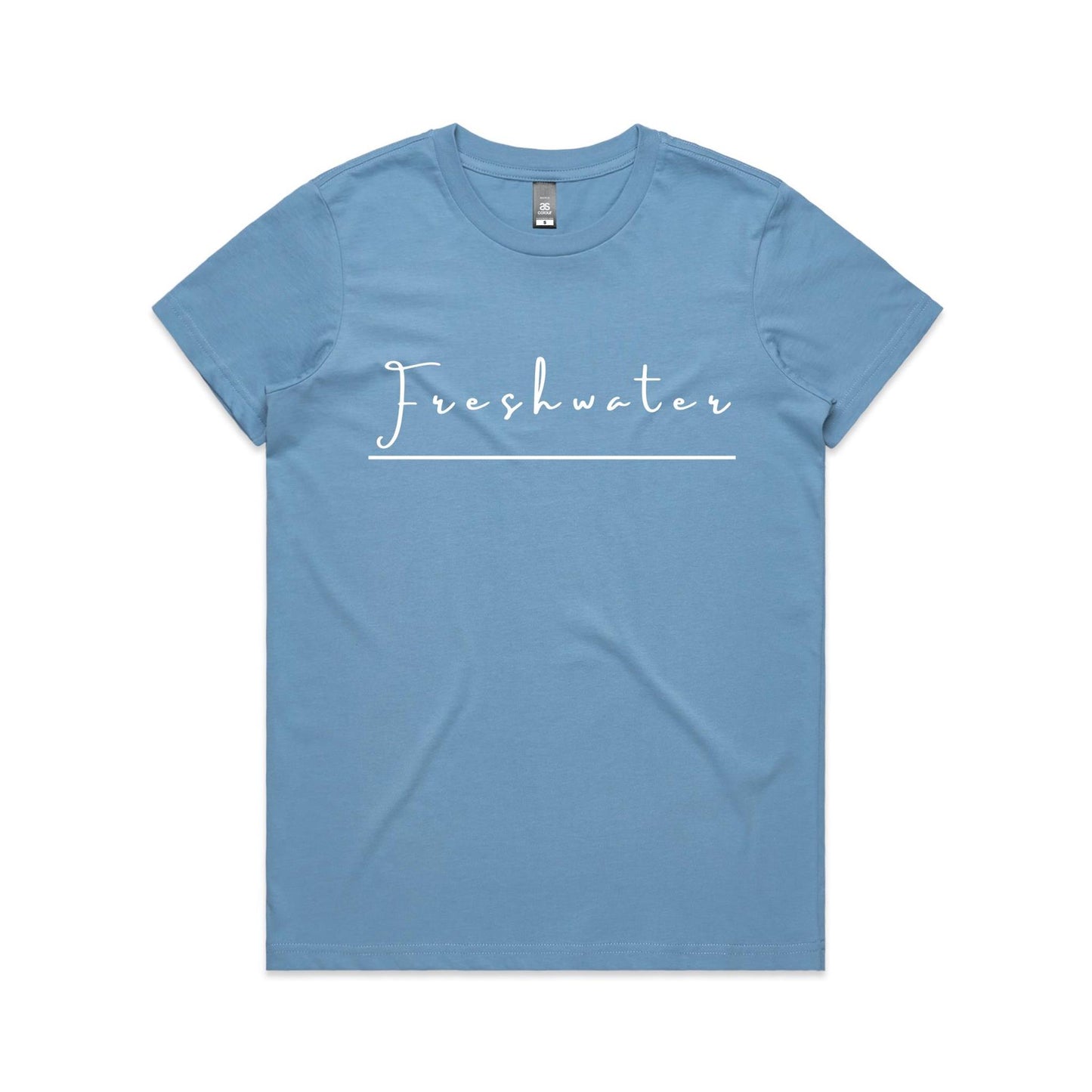 Lost Manly Custom Freshwater Beach Logo Edition AS Colour Women's Maple Tee - Lost Manly Shop