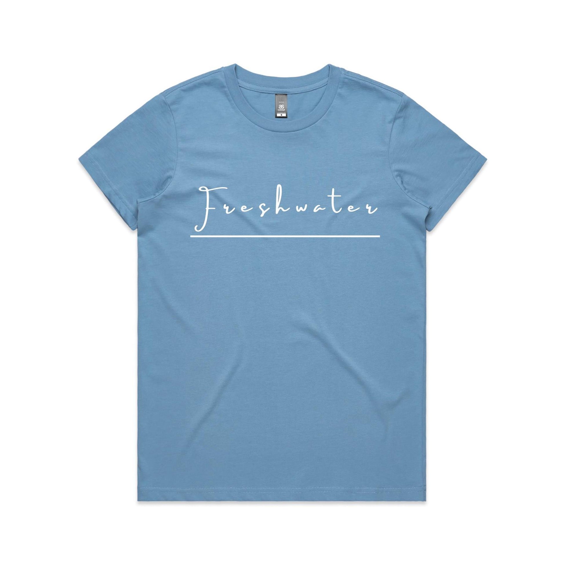 Lost Manly Custom Freshwater Beach Logo Edition AS Colour Women's Maple Tee - Lost Manly Shop