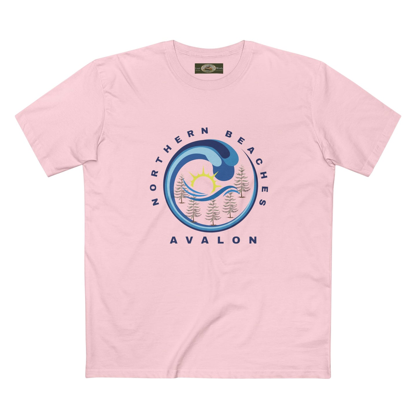 Lost Manly original Northern Beaches Avalon Custom Logo edition T-Shirt - Lost Manly Shop