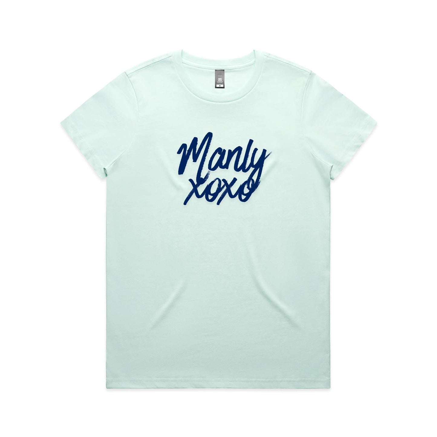 Lost Manly Manly xoxo Custom Logo Manly xoxo Edition AS Colour Women's Maple Tee