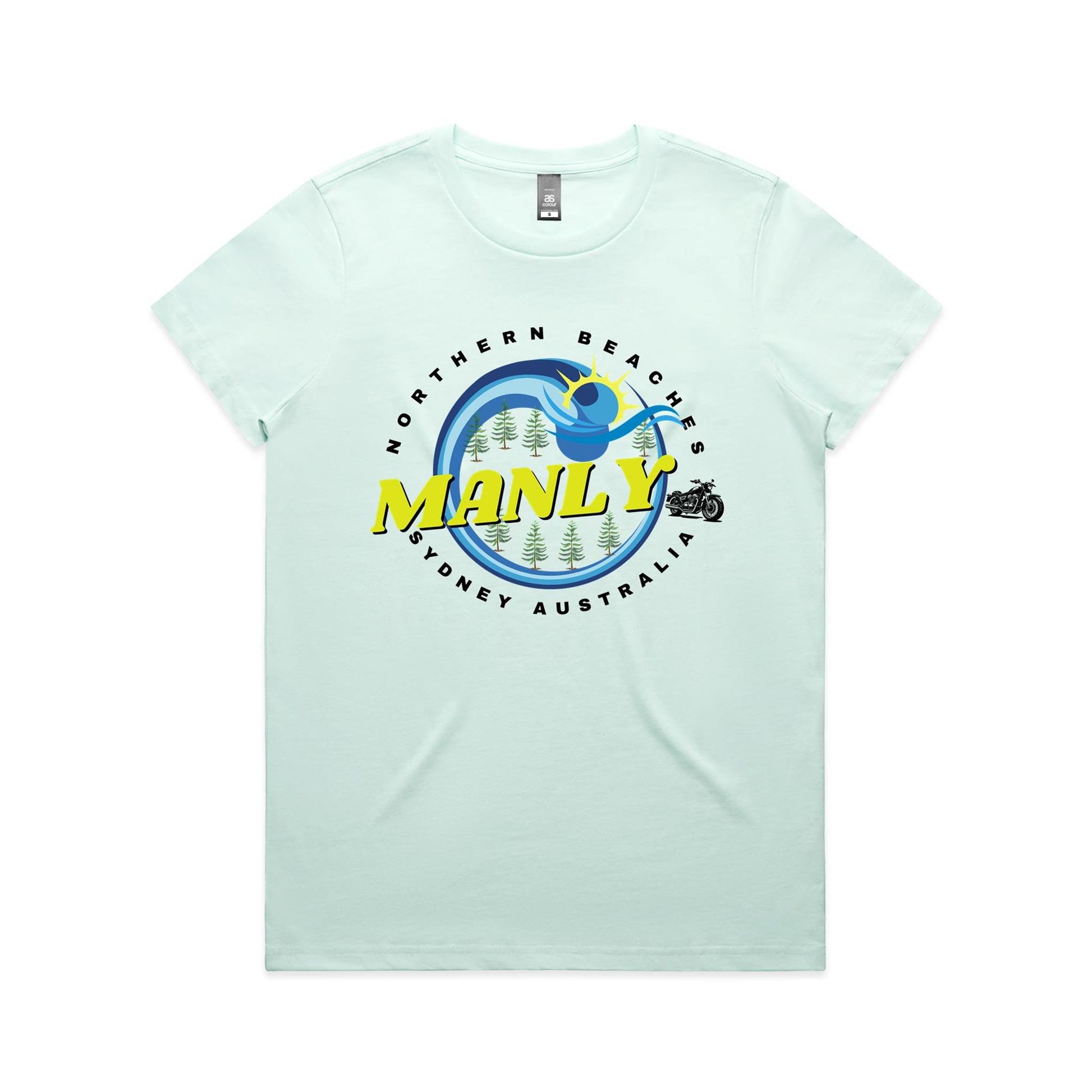 Lost Manly Custom Logo Manly Edition AS Colour Women's Maple Tee - Lost Manly Shop
