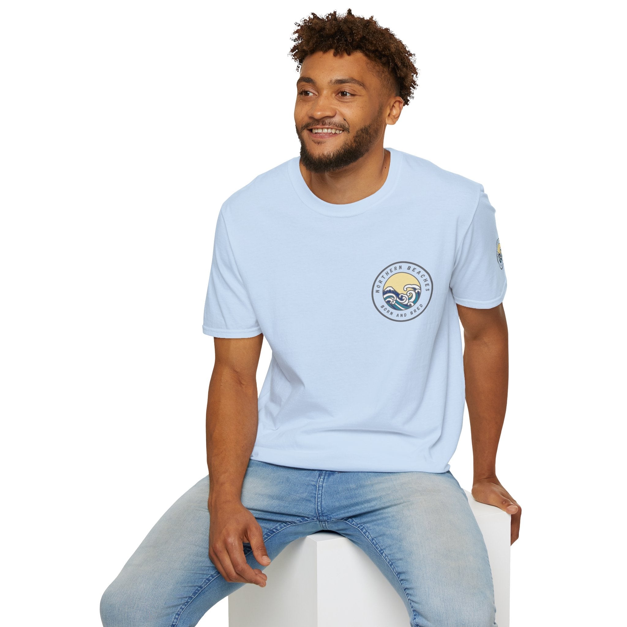 Northern Beaches Born and Bred Unisex T-Shirt Printify