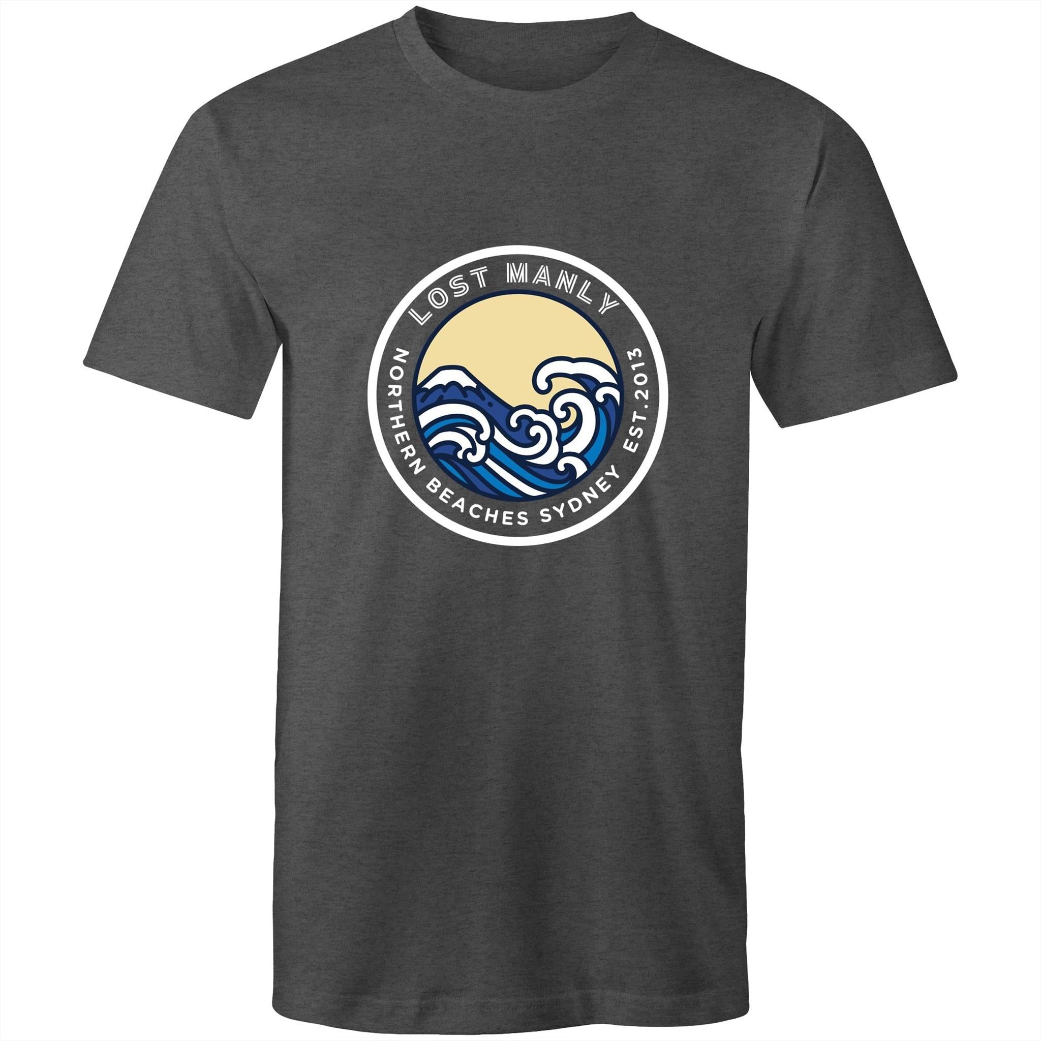 Lost Manly Northern Beaches Sydney Australia Printed Logo T-Shirt Ogo Merch