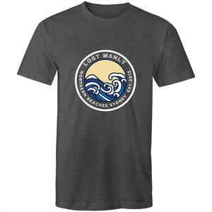Lost Manly Northern Beaches Sydney Australia Printed Logo T-Shirt Ogo Merch
