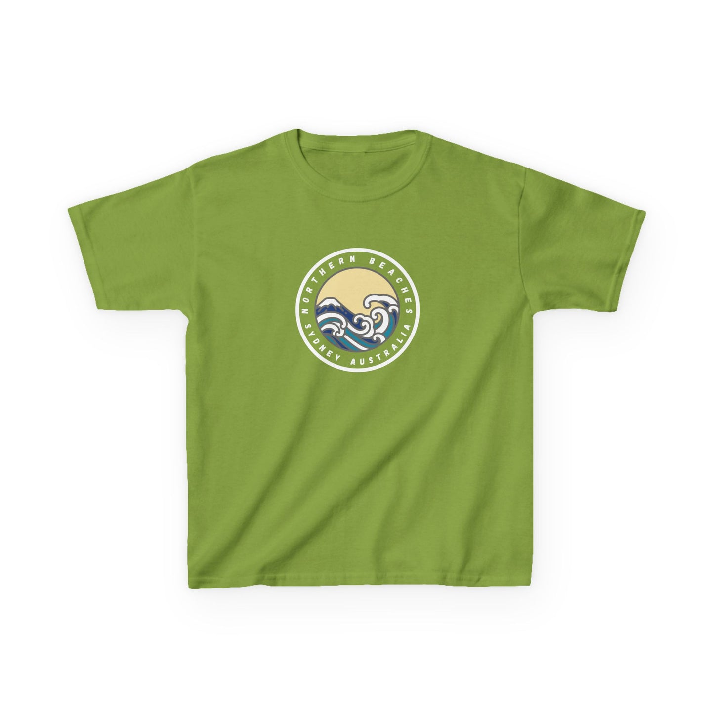 Ocean Wave Kids Cotton Tee – Northern Beaches logo
