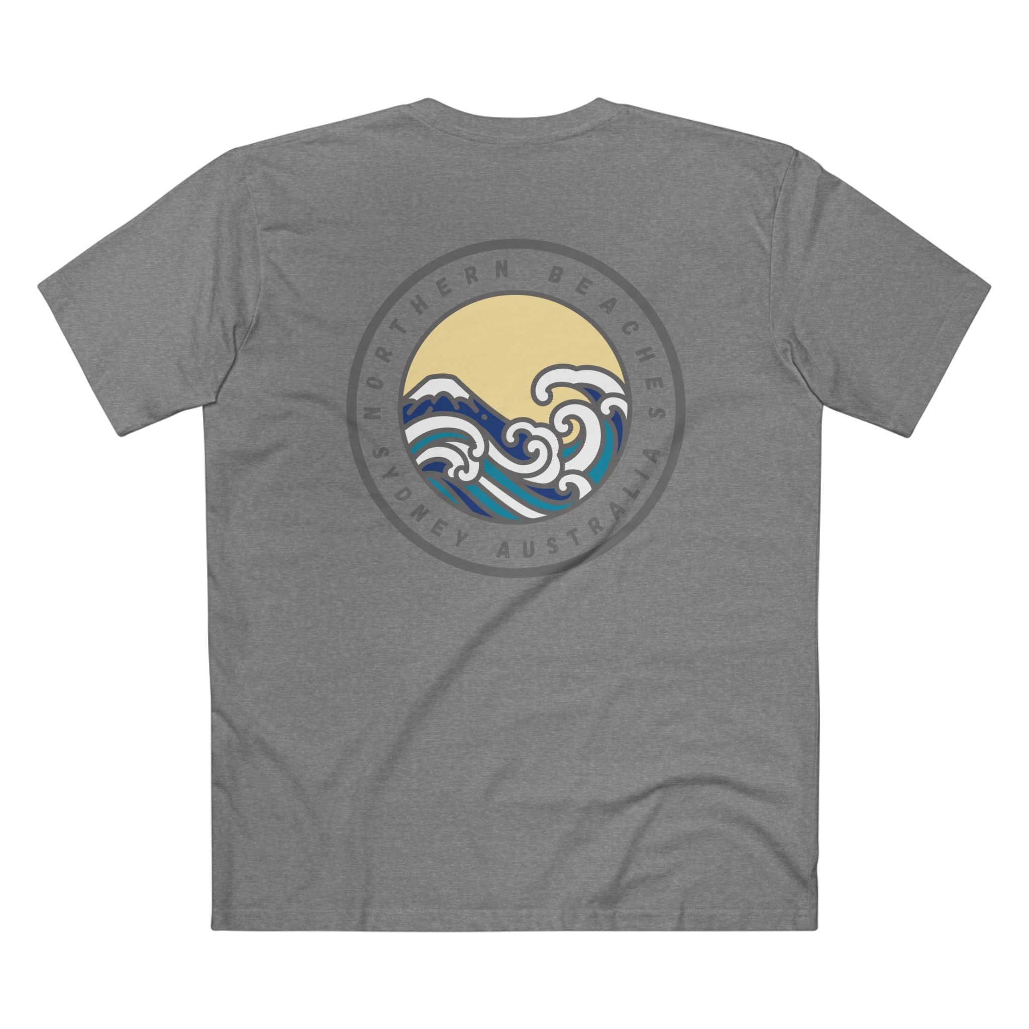 Northern Beaches front/back Logo Adult T-Shirt 