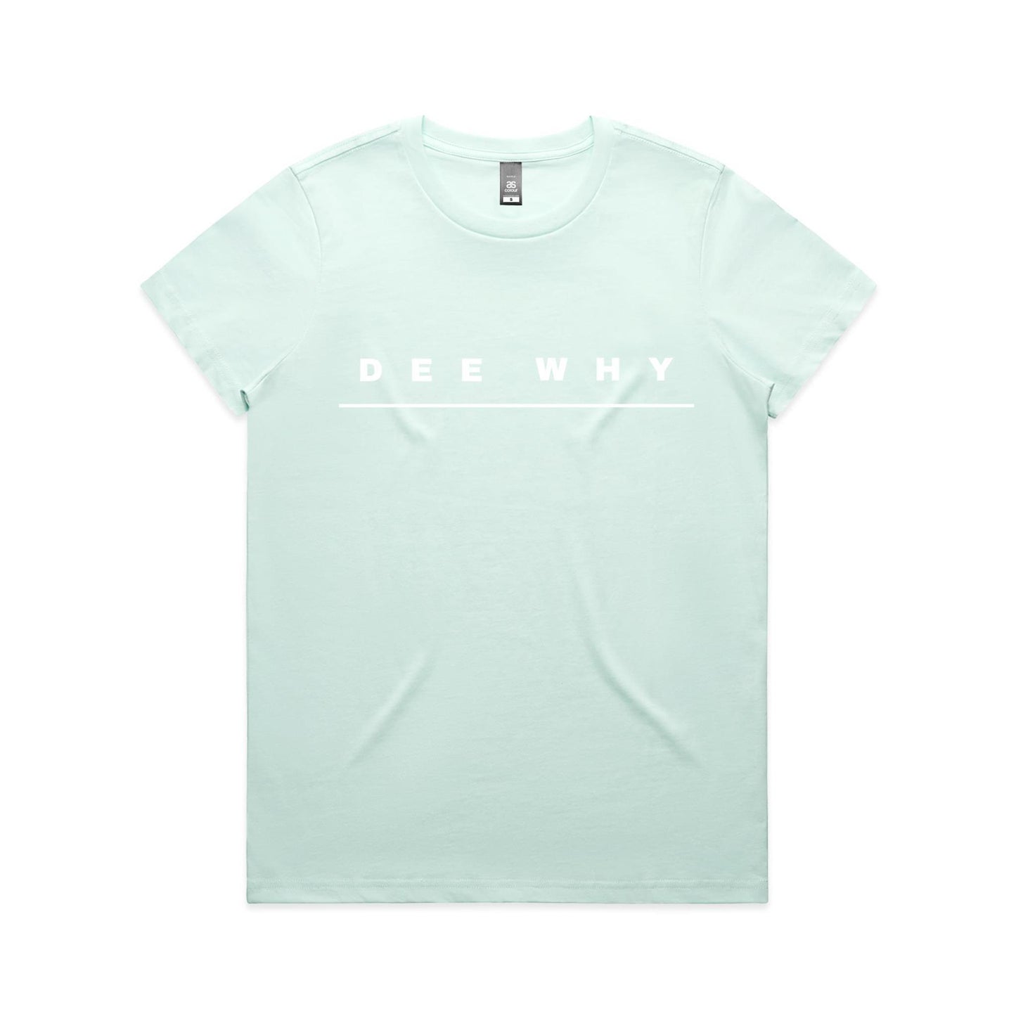 Lost Manly custom logo Dee Why edition AS Colour Women's Maple Tee - Lost Manly Shop