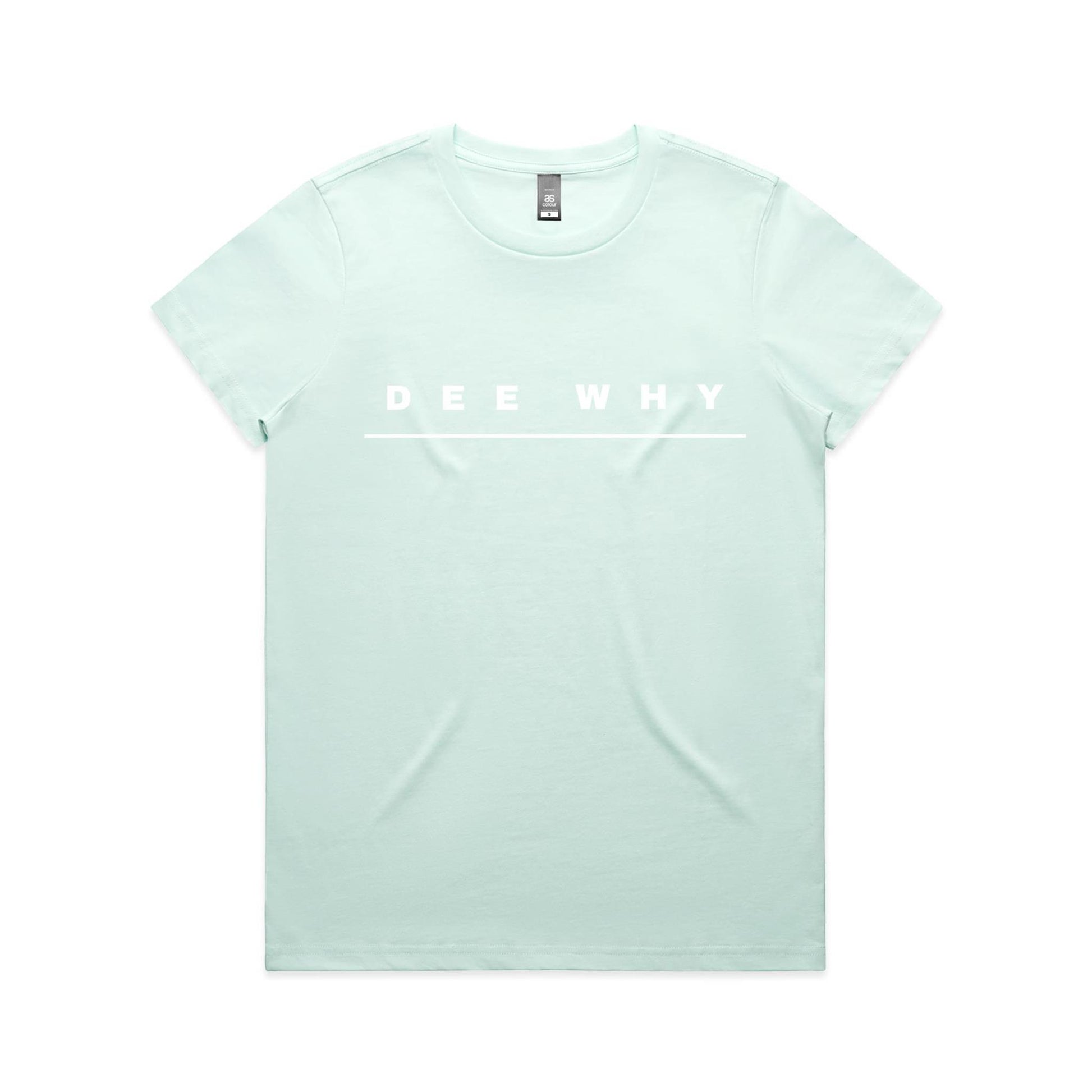 Lost Manly custom logo Dee Why edition AS Colour Women's Maple Tee - Lost Manly Shop