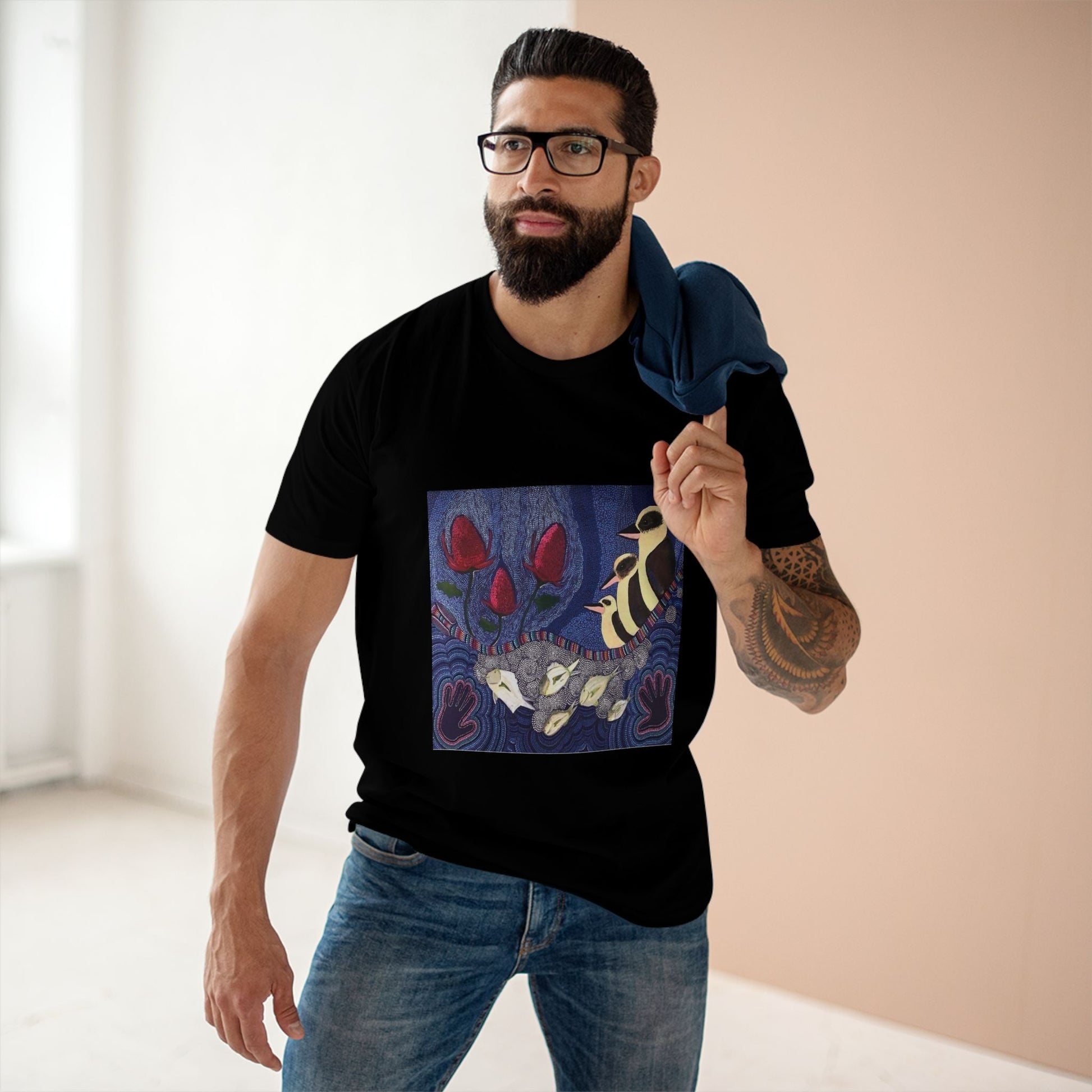 Australian Natives painting Northern Beaches printed T-Shirt Ogo Merch