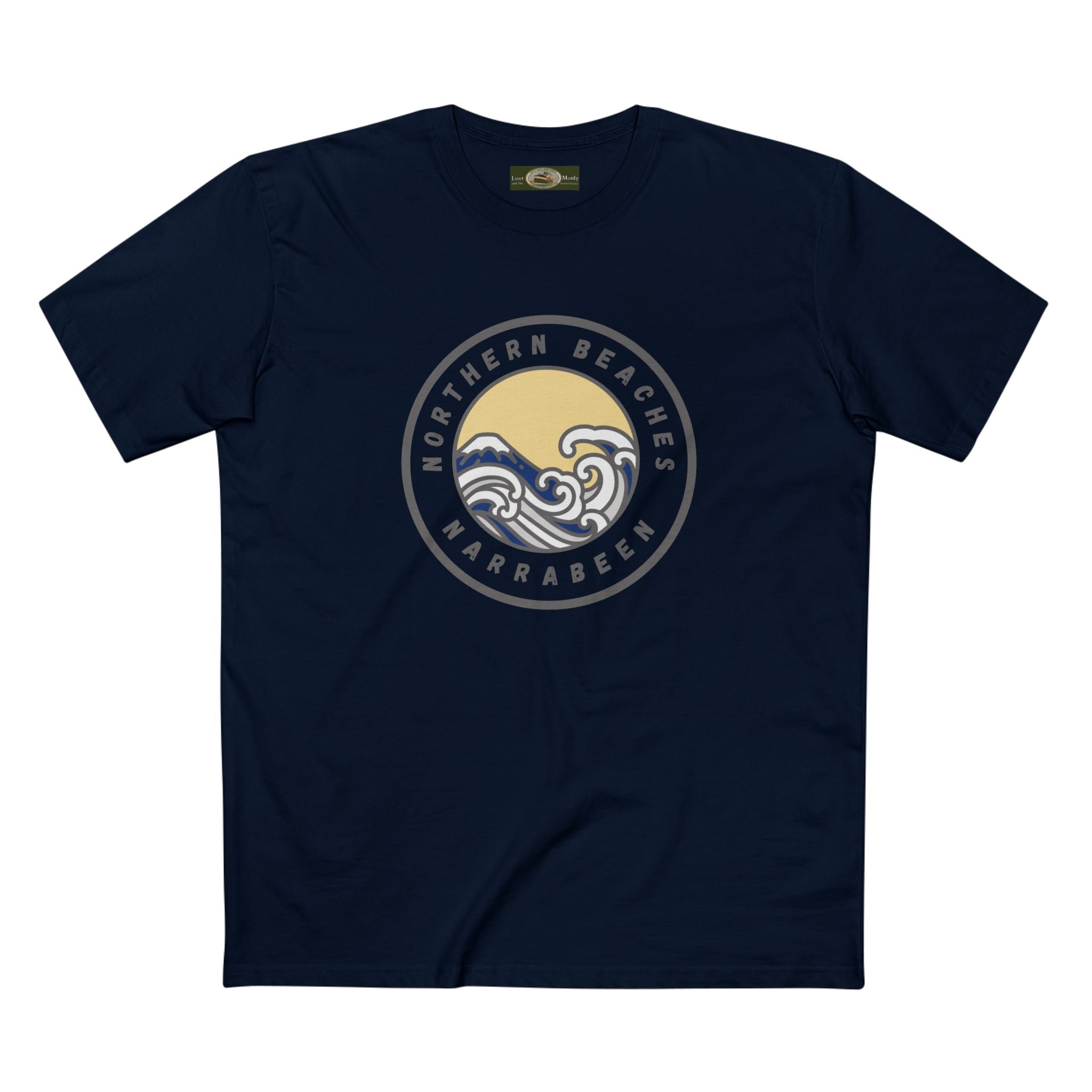 Narrabeen Northern Beaches Sydney Australia Printed Logo T-Shirt Printify