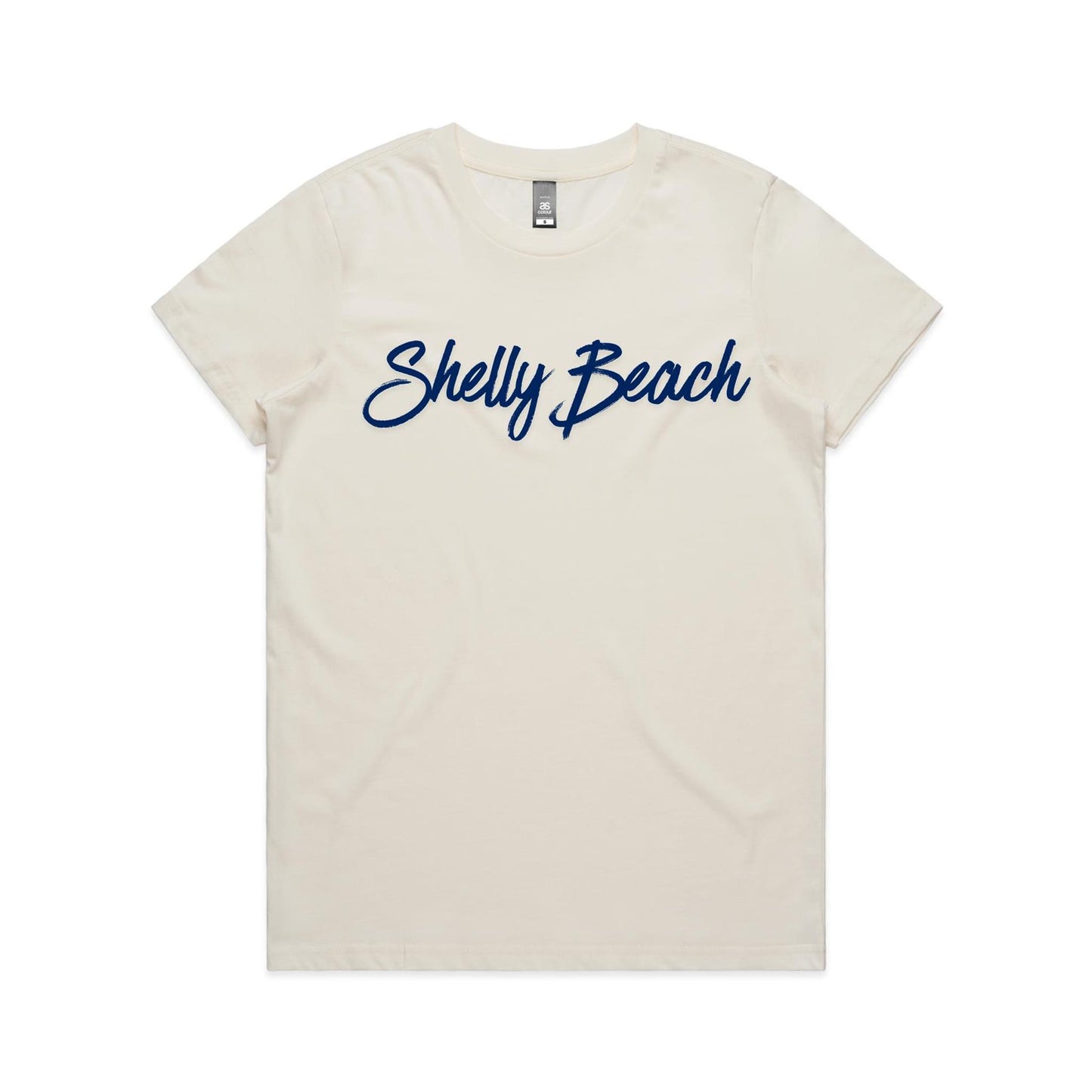 Lost Manly Custom Shelly Beach Logo Edition AS Colour Women's Maple Tee - Lost Manly Shop