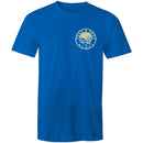 Bondi Born n Bred / Collaroy custom logos printed on AS Colour Staple - Mens T-Shirt 