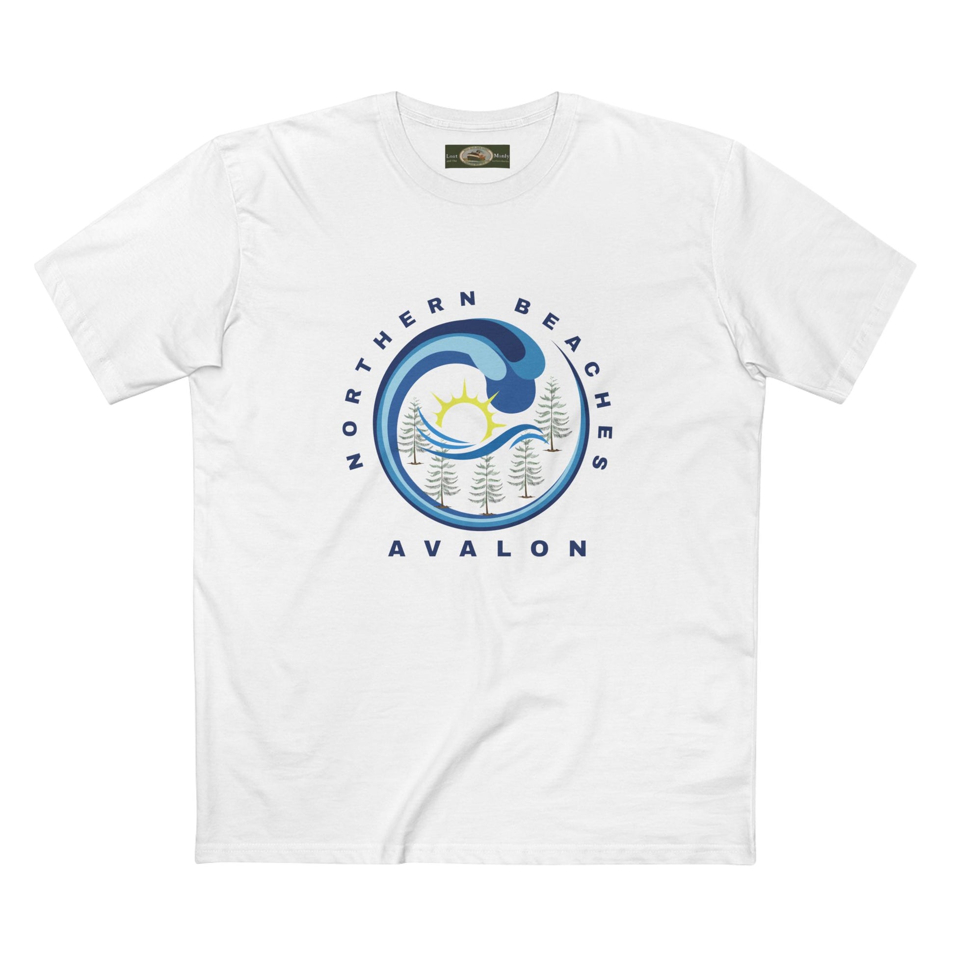 Lost Manly original Northern Beaches Avalon Custom Logo edition T-Shirt - Lost Manly Shop