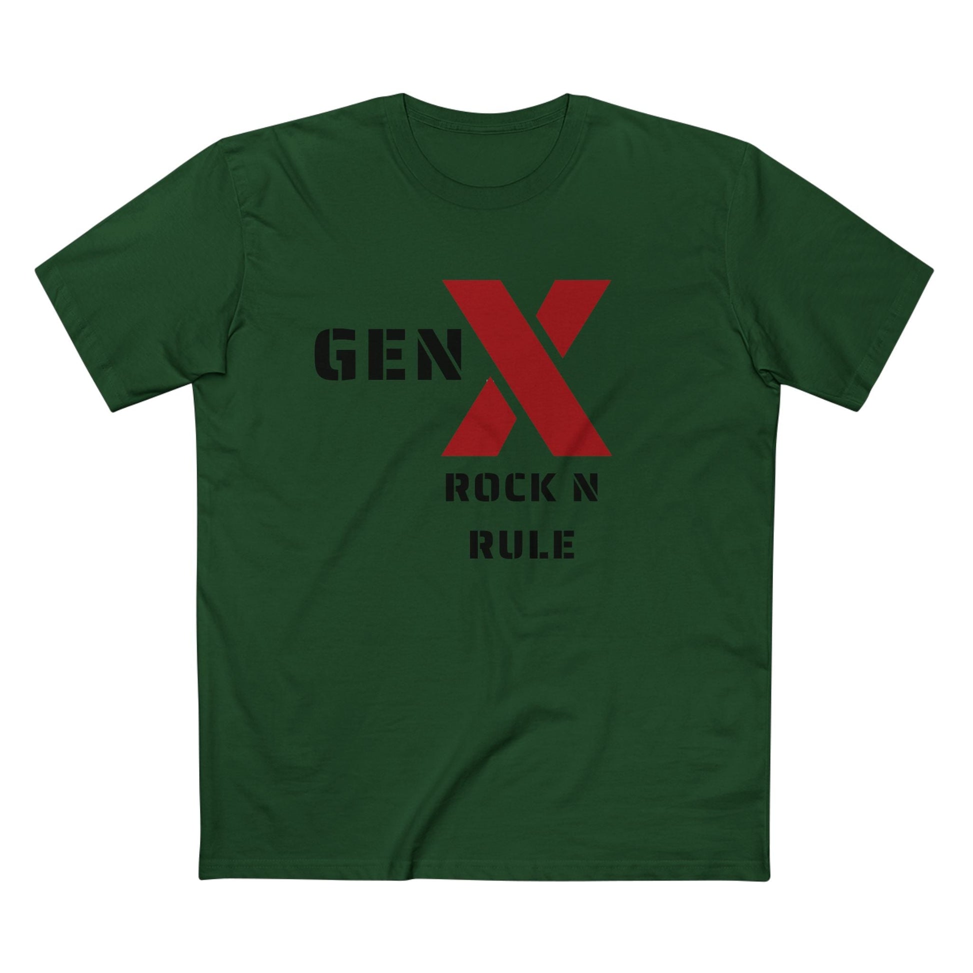 Gen X Rock n Rule Graphic Tee - Nostalgic Gen X T-Shirt, Vintage Style Tee, Gift for Generation X, Casual Wear, Retro Shirt 