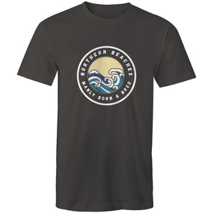Manly Born n Bred Northern Beaches Sydney Australia Printed Logo T-Shirt Ogo Merch