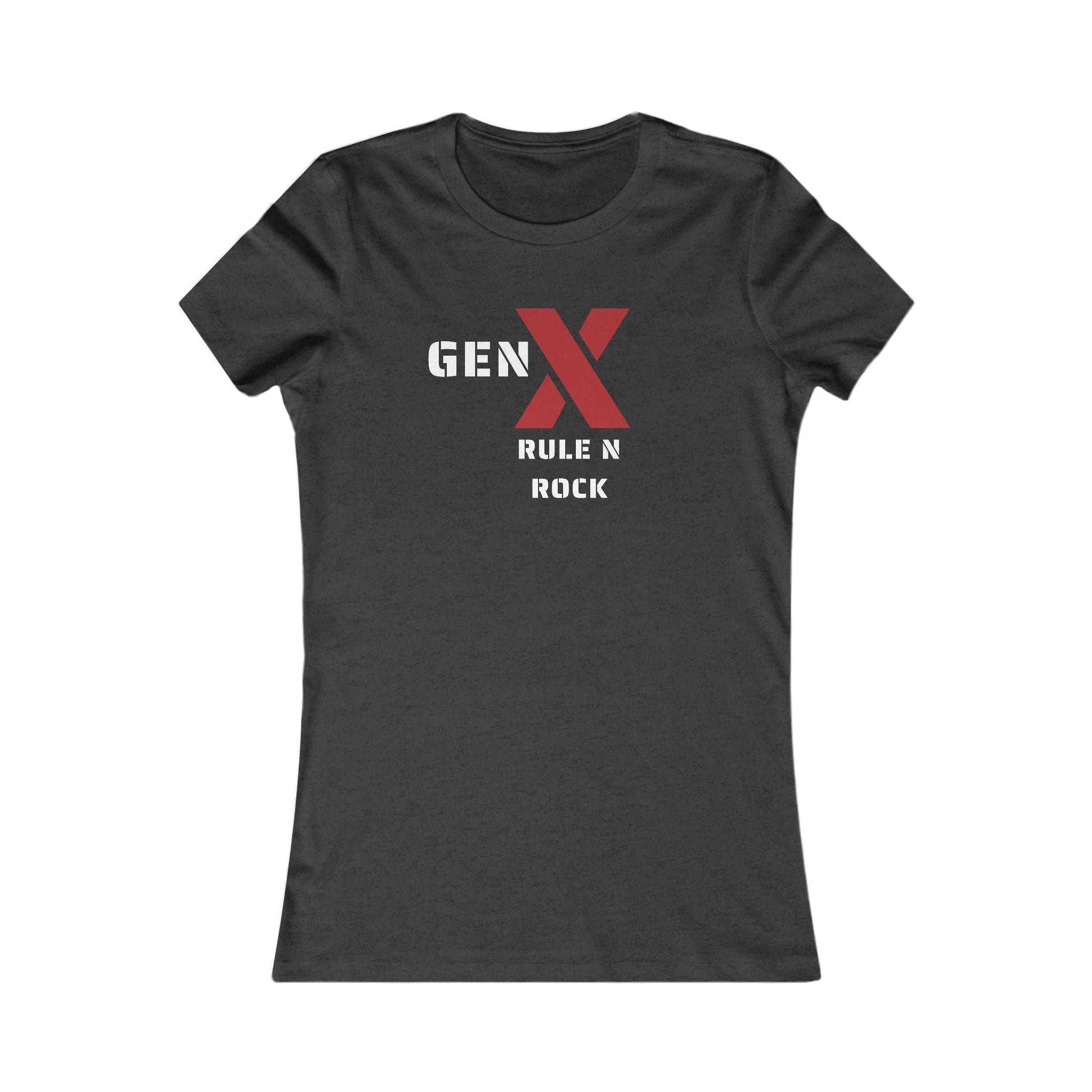 Gen X Rock N Rule Tee - Women's Favorite Graphic T-Shirt, Retro Style, Gift for Gen Xers, Funny T-Shirt, Birthday Gift, Comfortable [...] 