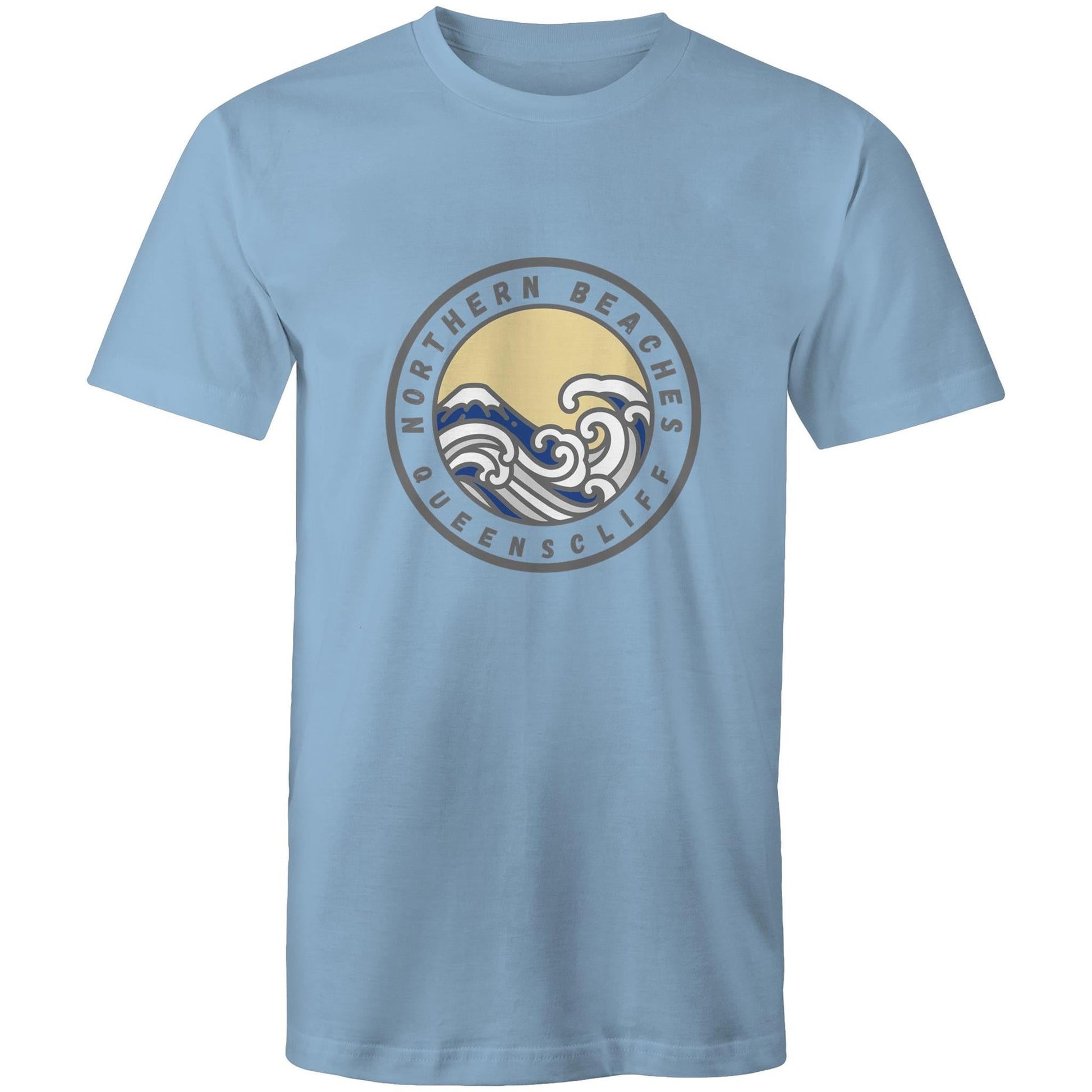 AS Colour Staple - Mens T-Shirt Queenscliff logo front - Lost Manly Shop