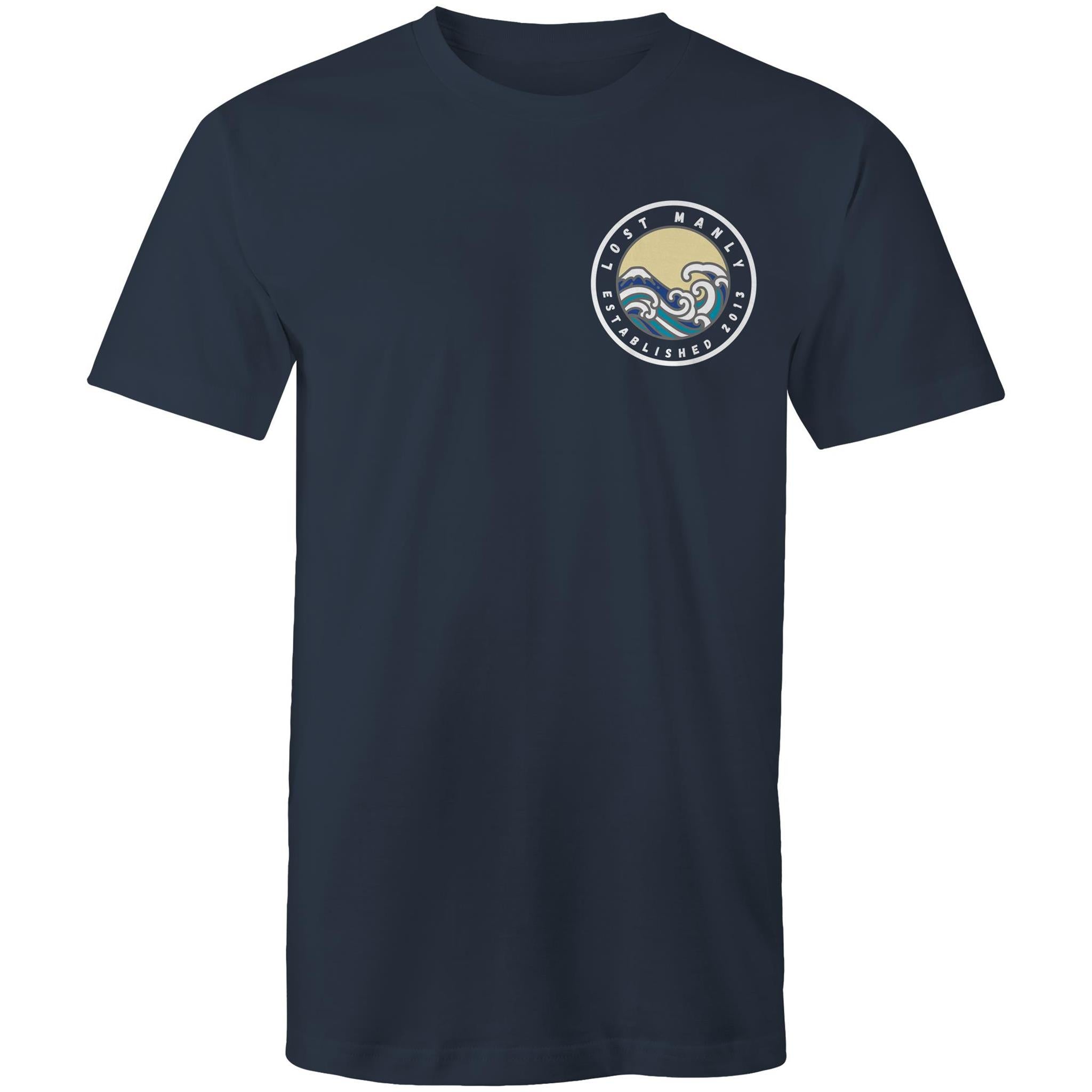Lost Manly Northern Beaches Sydney Australia Printed Logo T-Shirt Ogo Merch