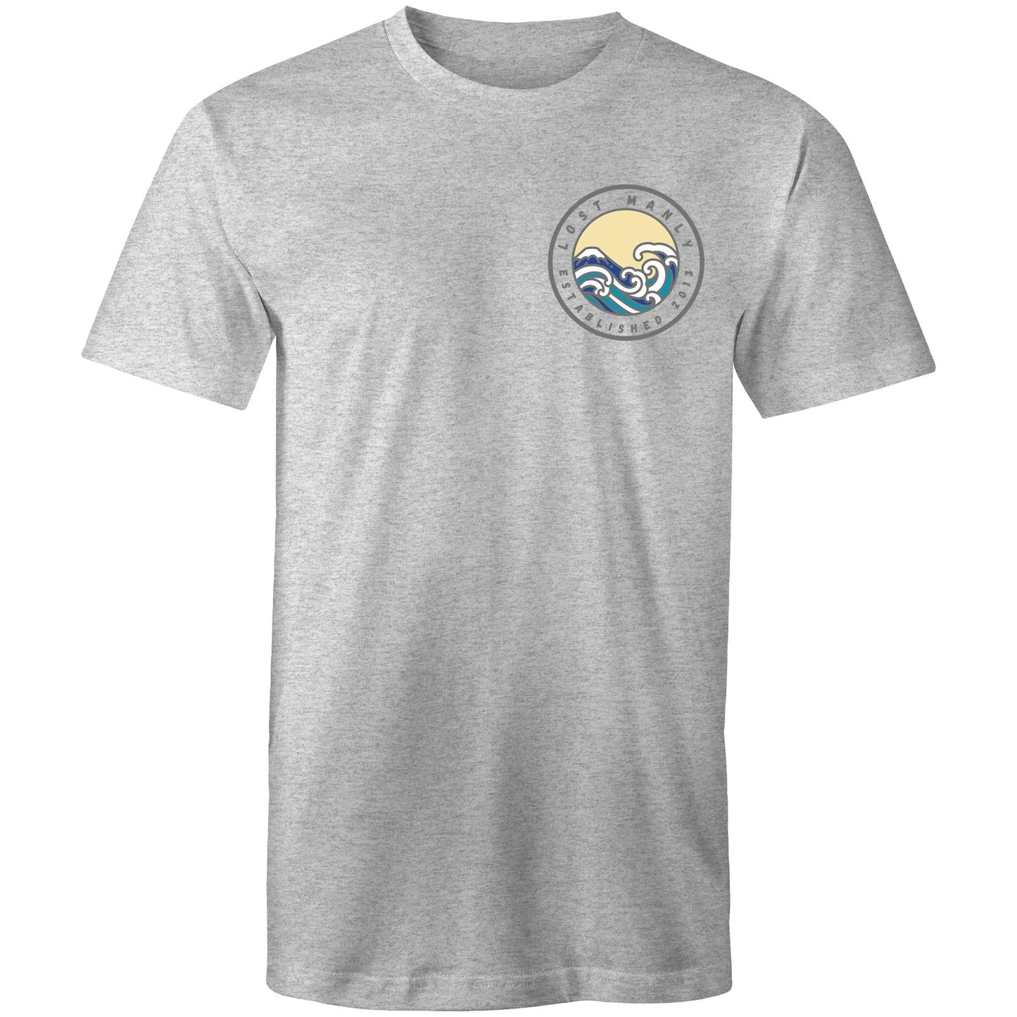 Lost Manly Northern Beaches Sydney Australia Printed Logo T-Shirt Ogo Merch