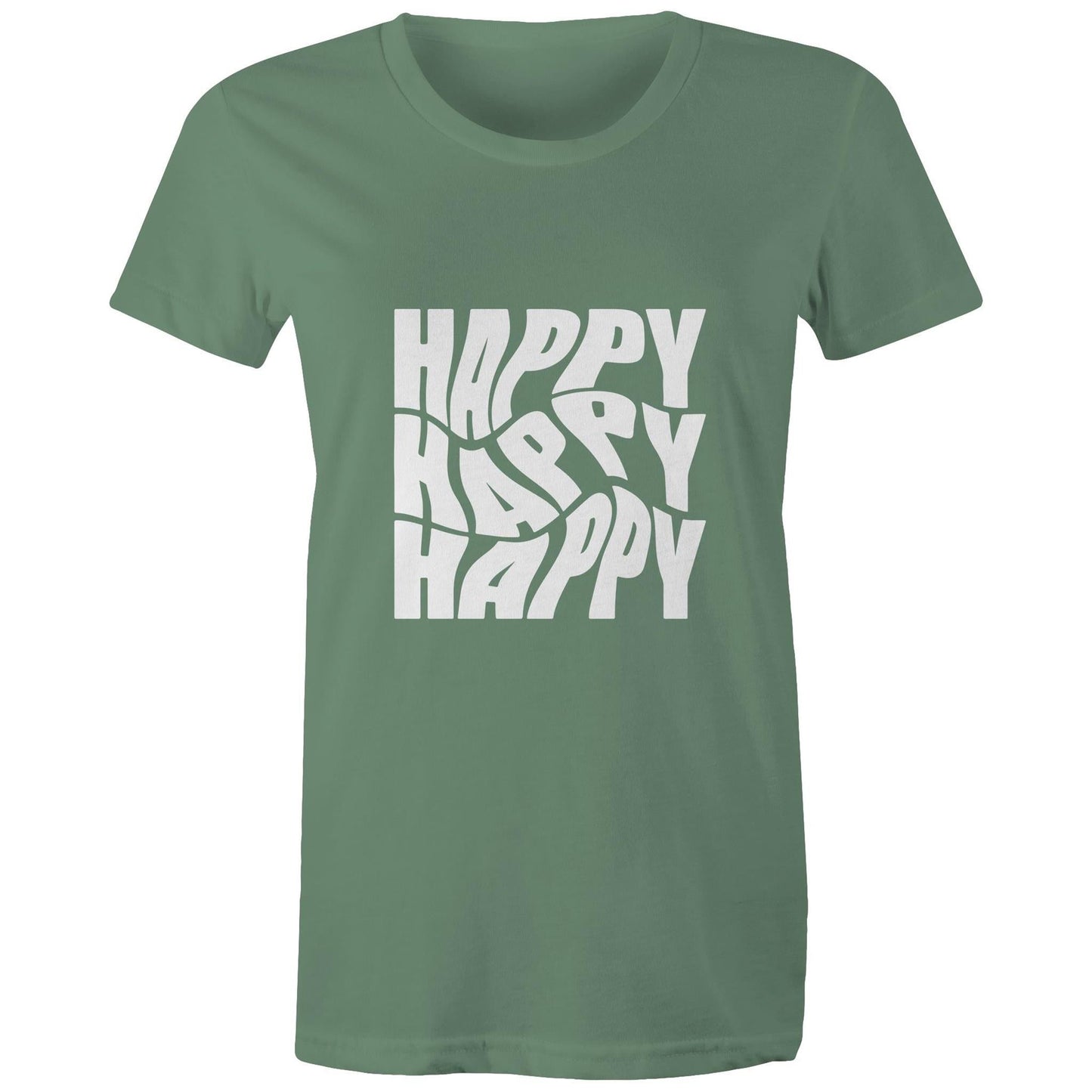 Women's Maple Tee Happy 