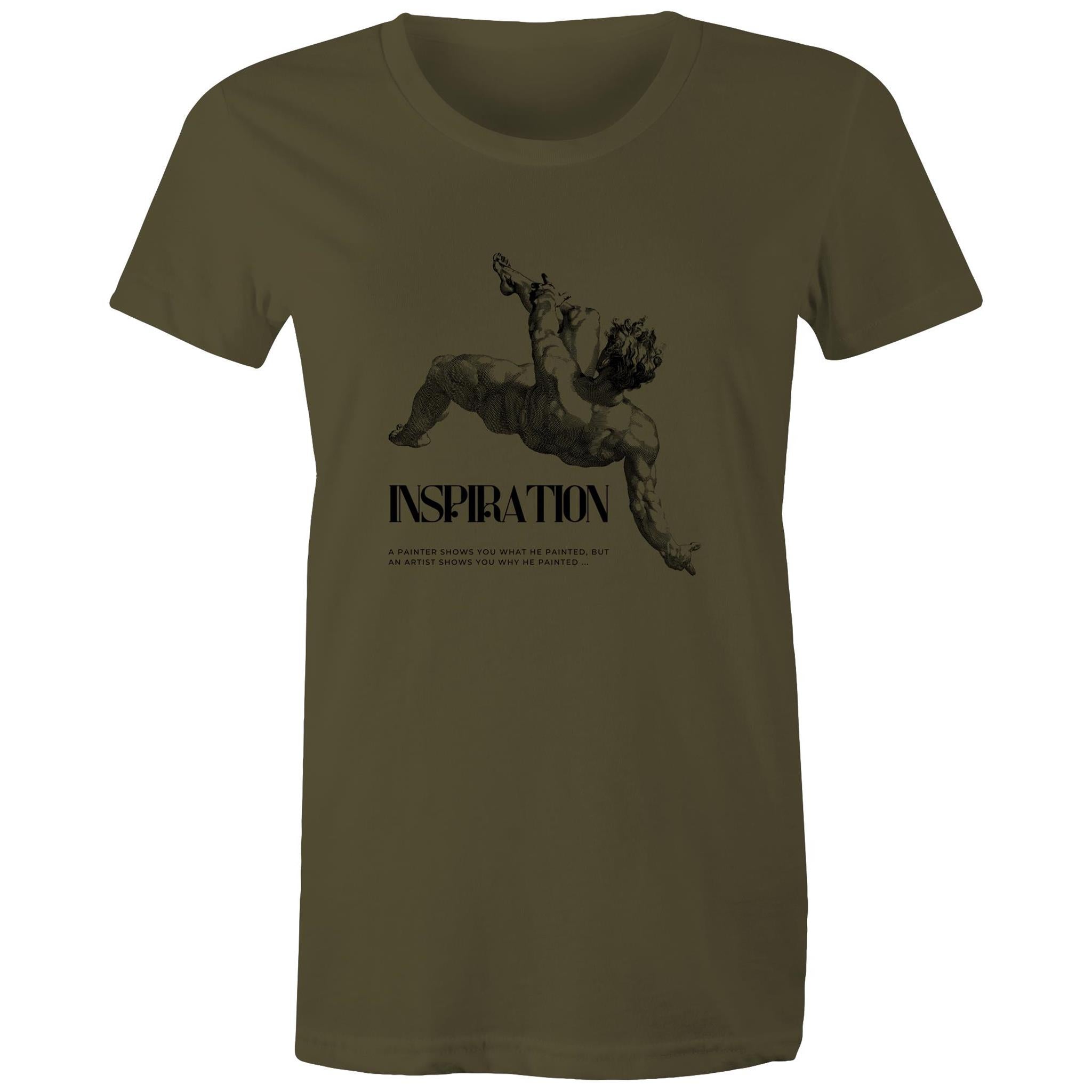 Women's Maple Tee Inspiration Print 