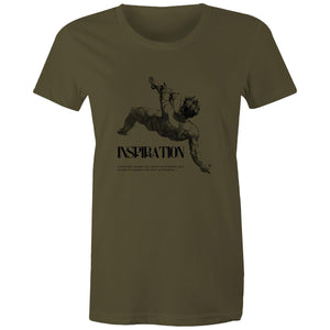 Women's Maple Tee Inspiration Print 