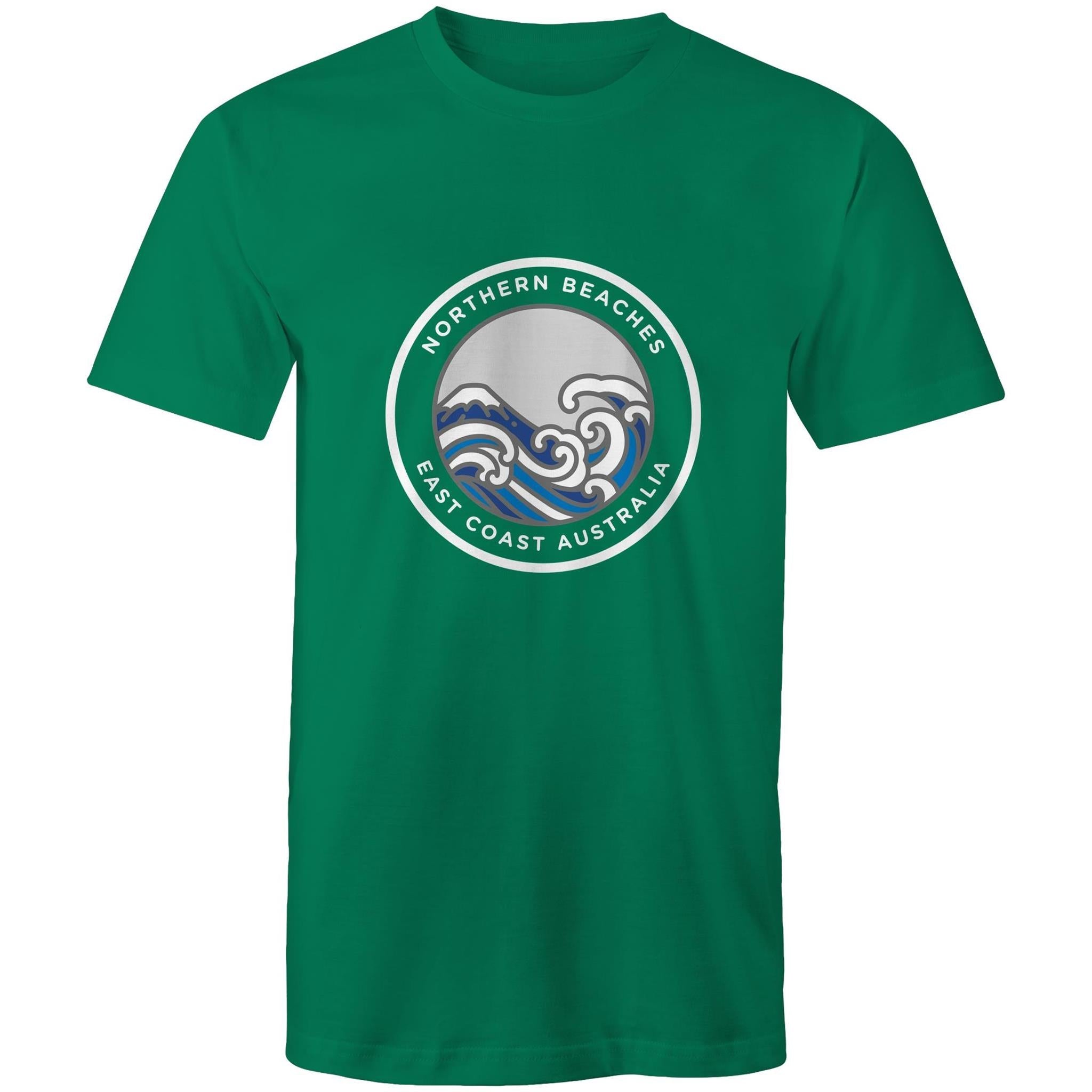 Northern Beaches East Coast Australia logo on Quality Cotton Adult T-Shirt Ogo Merch