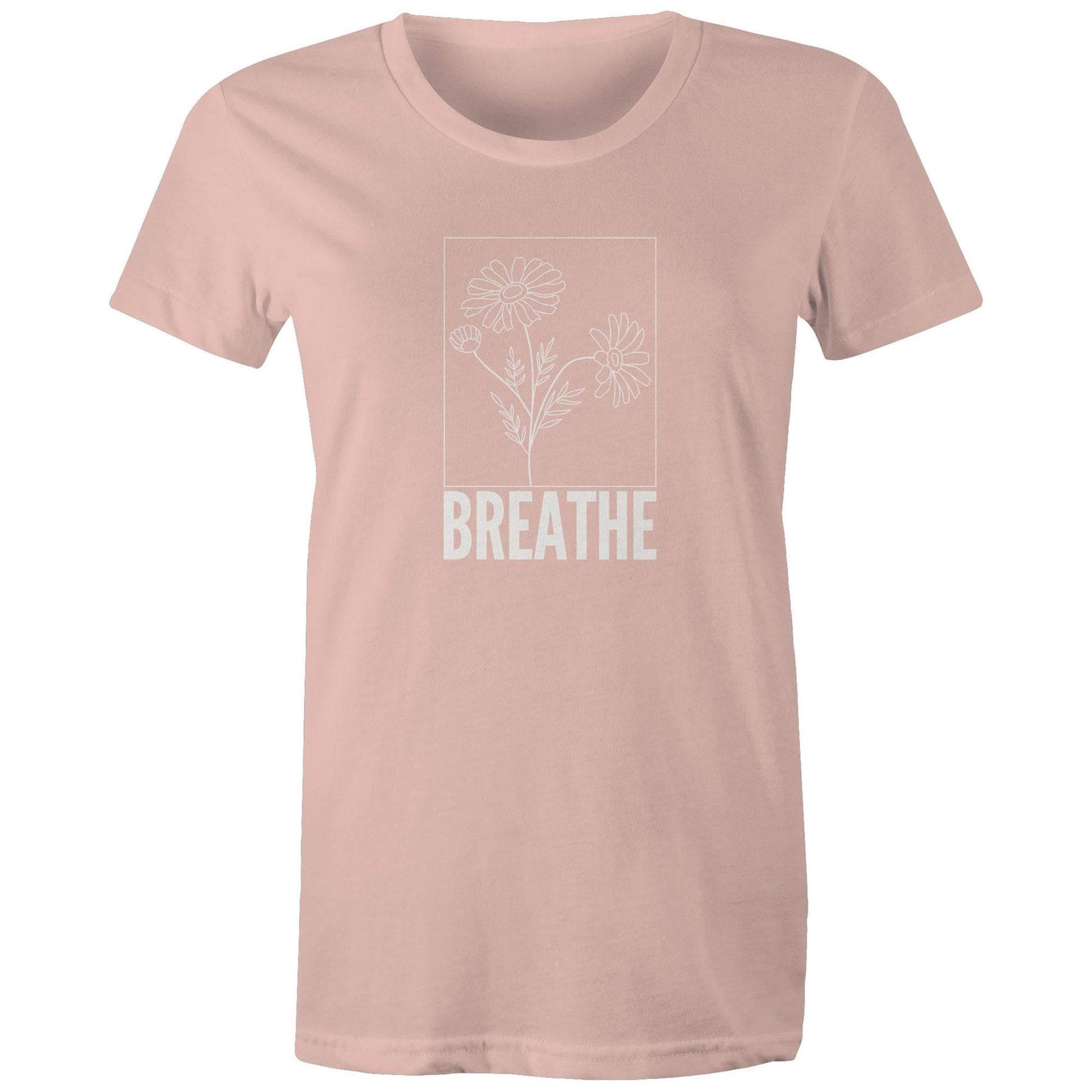 Women's Maple Tee Breathe Logo Print 