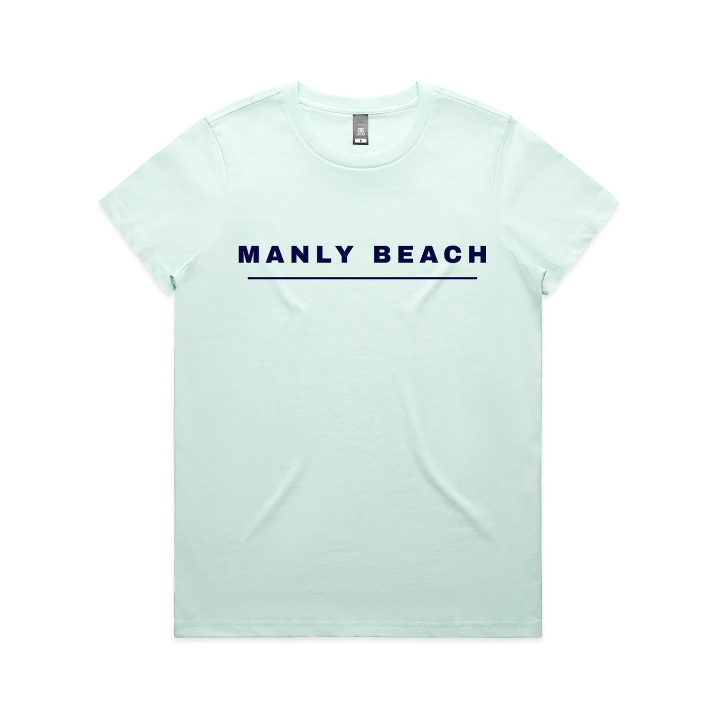 Lost Manly Custom Manly Beach Logo Edition AS Colour Women's Maple Tee - Lost Manly Shop