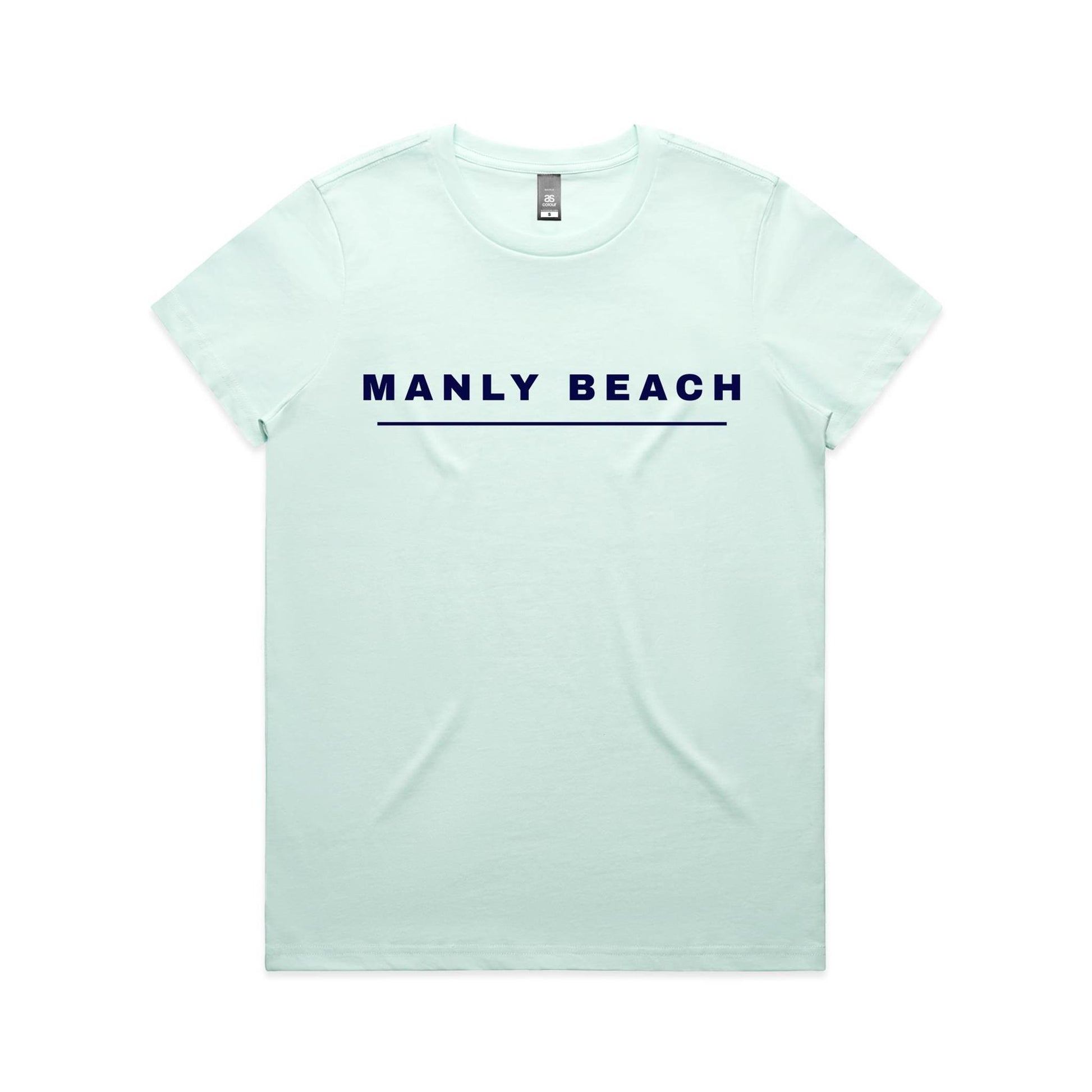 Lost Manly Custom Manly Beach Logo Edition AS Colour Women's Maple Tee - Lost Manly Shop