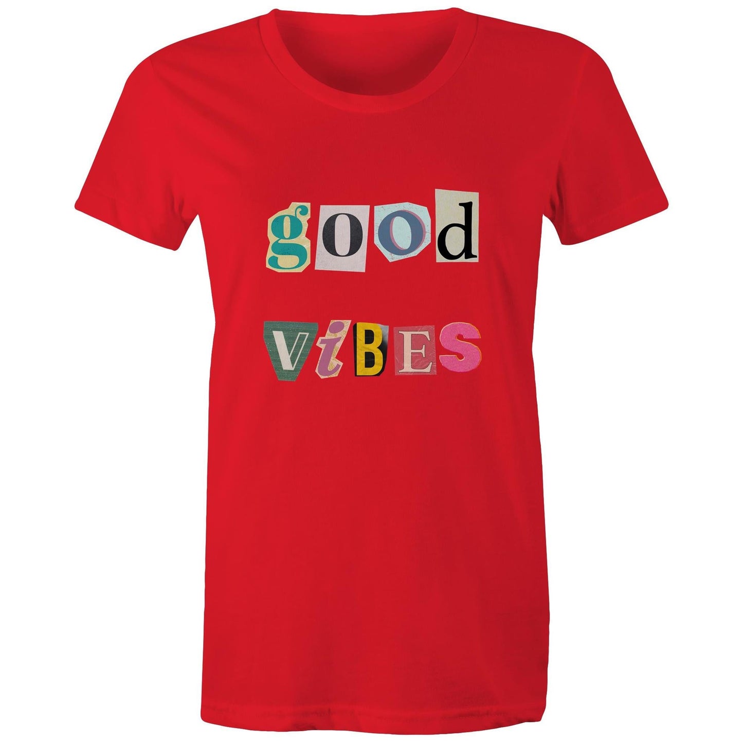 Women's Maple Tee Good Vibes 