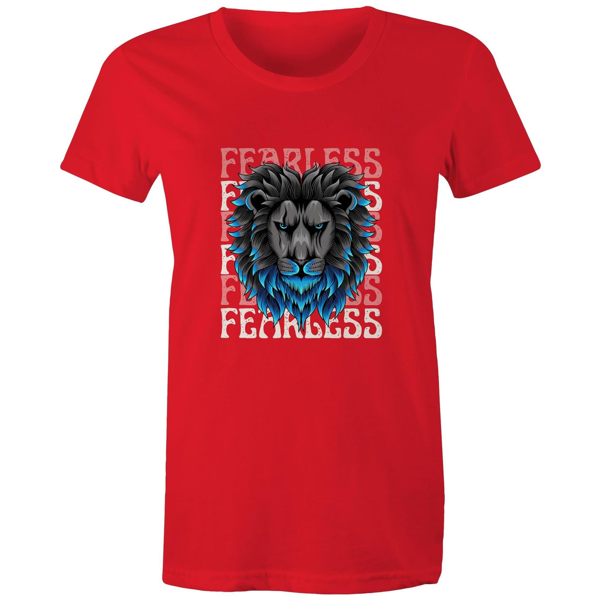 Women's Maple Tee Fearless Print 