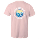 Bondi Born n Bred / Collaroy custom logos printed on AS Colour Staple - Mens T-Shirt 